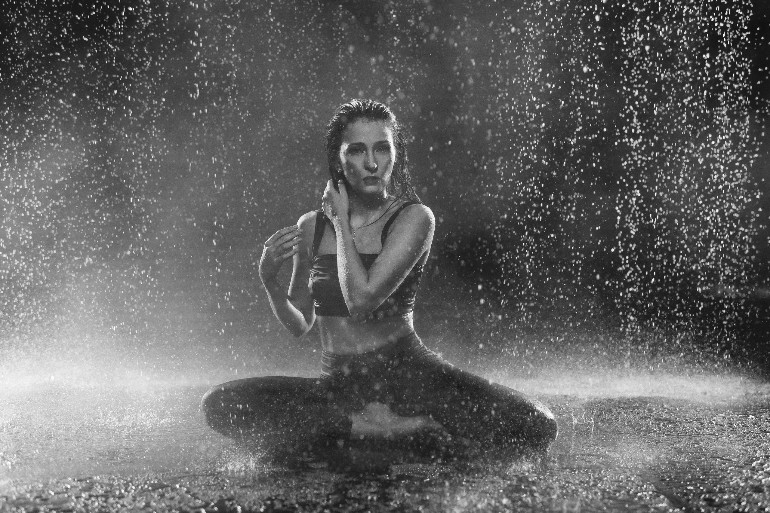 Под дождем. Семейный фотограф в Москве