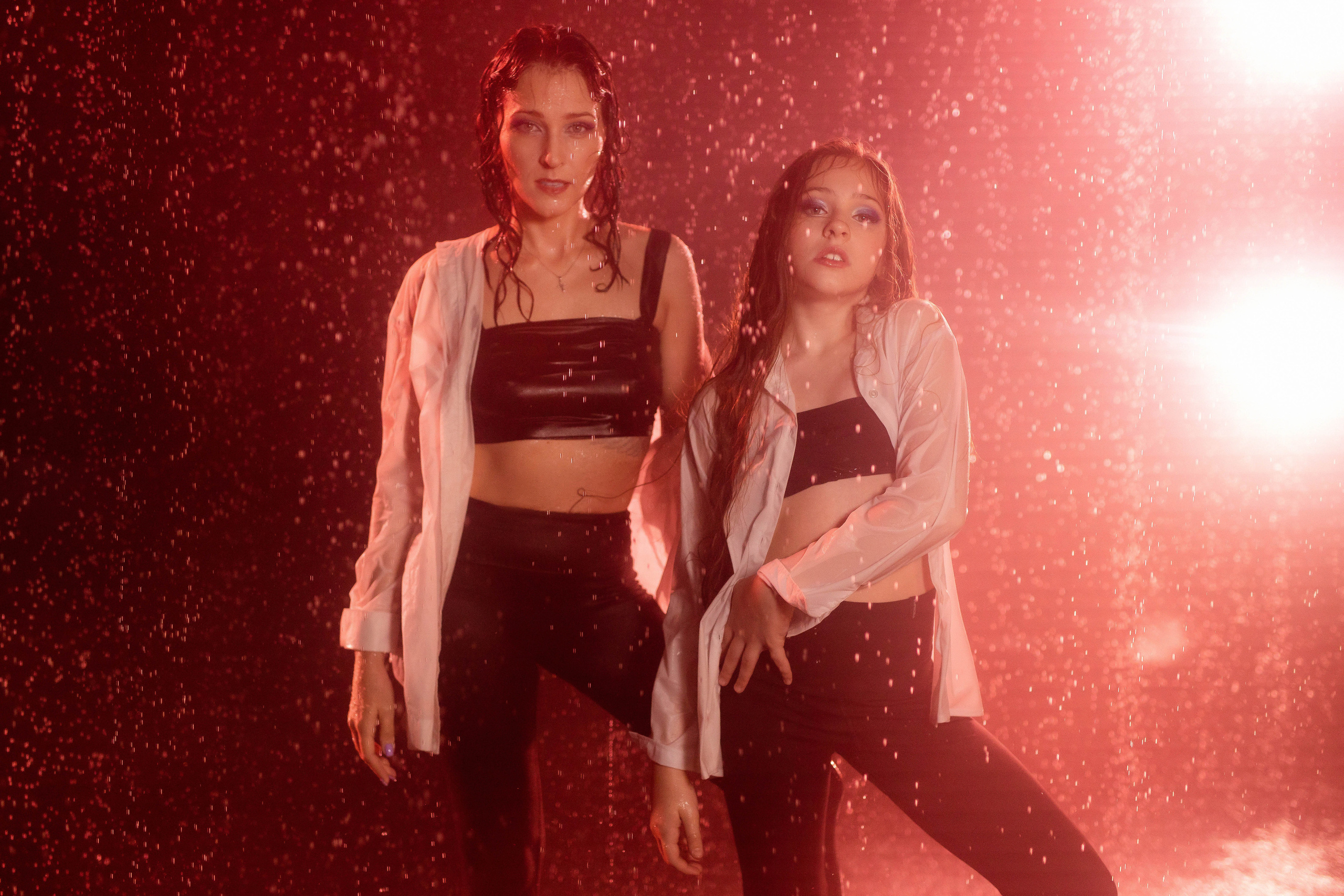 Под дождем. Семейный фотограф в Москве