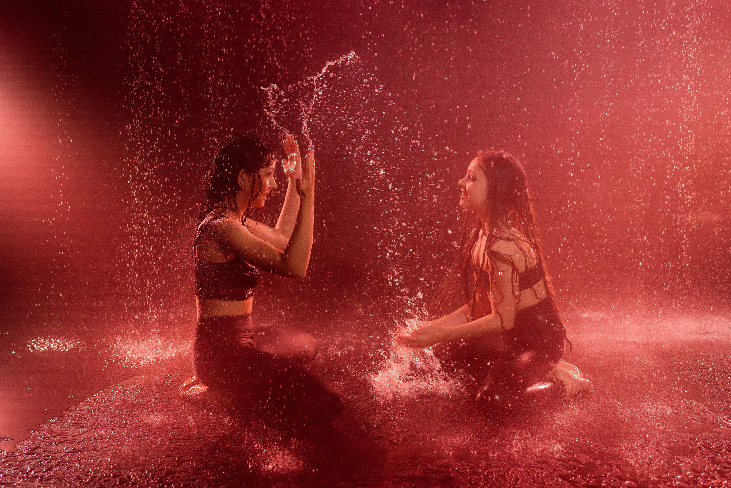 Под дождем. Семейный фотограф в Москве