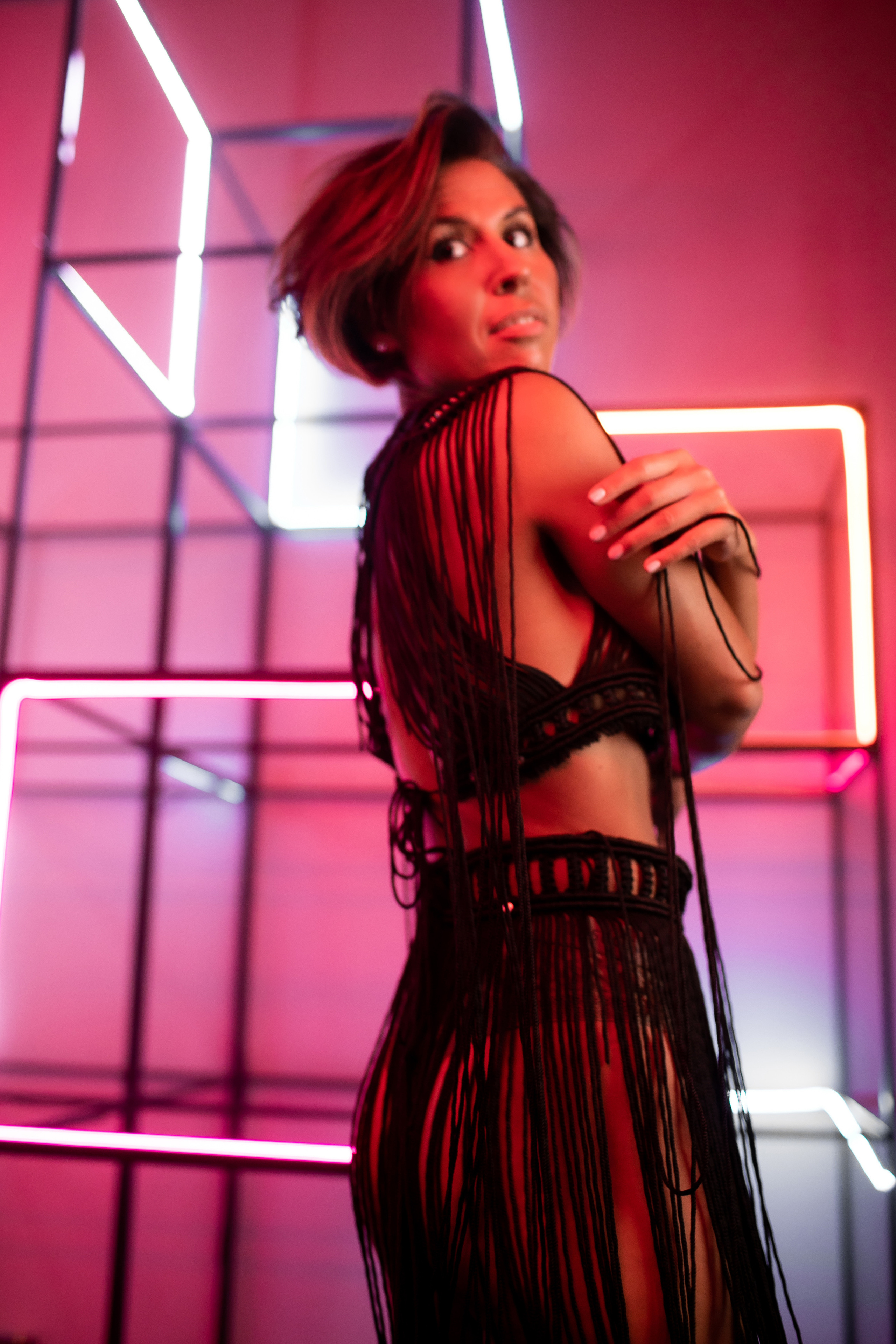 В Неоне. Семейный фотограф в Москве