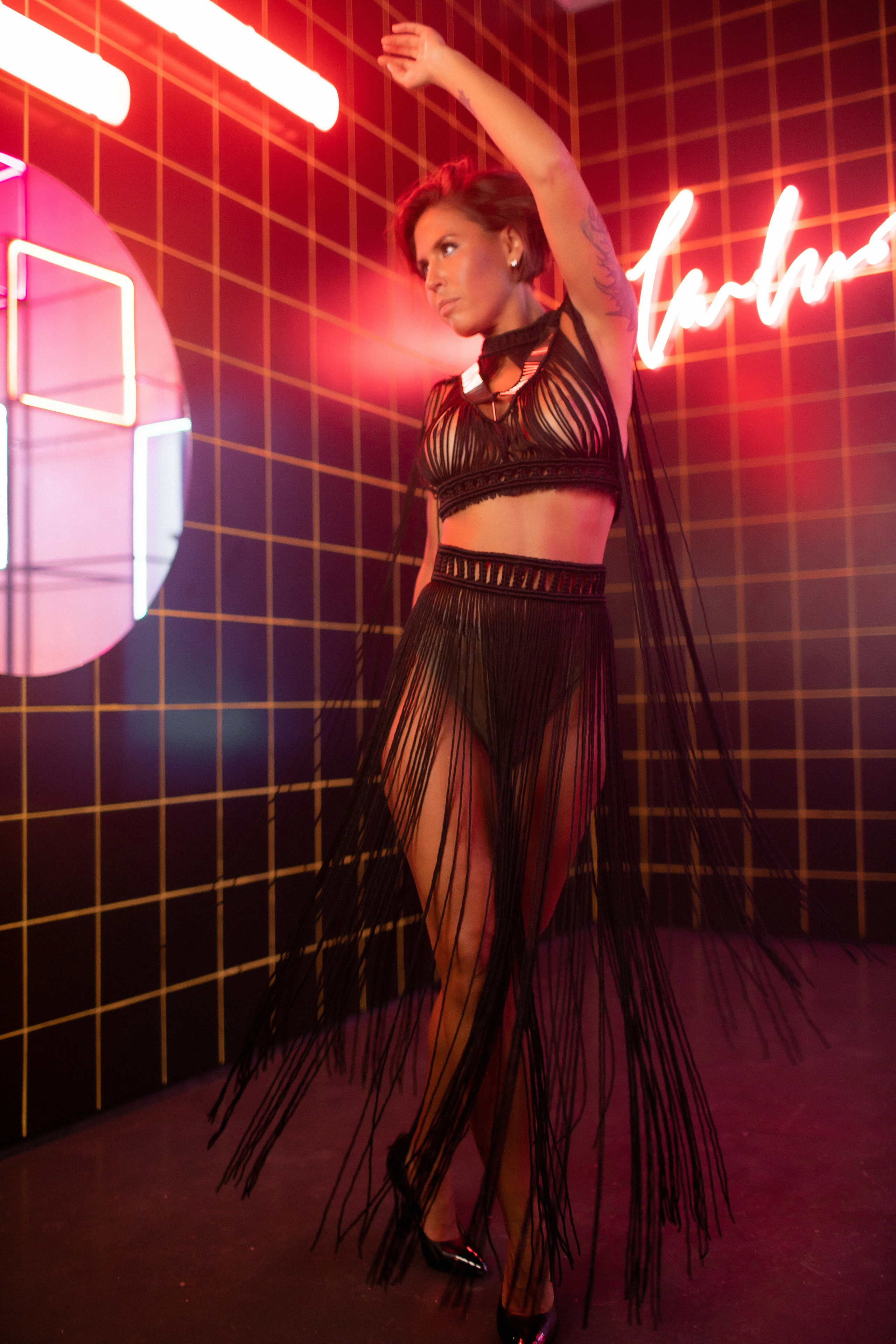 В Неоне. Семейный фотограф в Москве