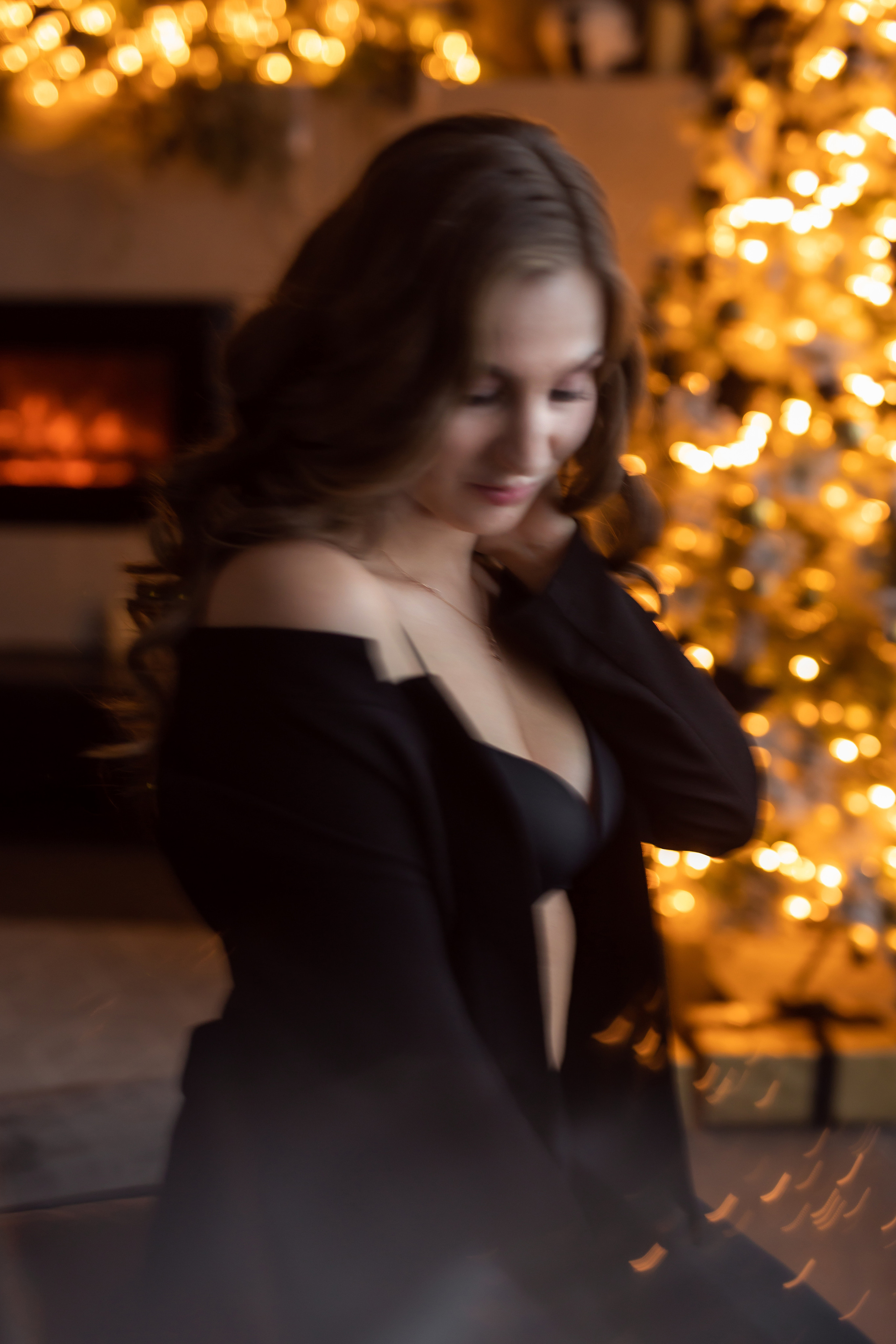 Новогодняя фотосессия для Юлии и Игоря. Семейный фотограф в Москве