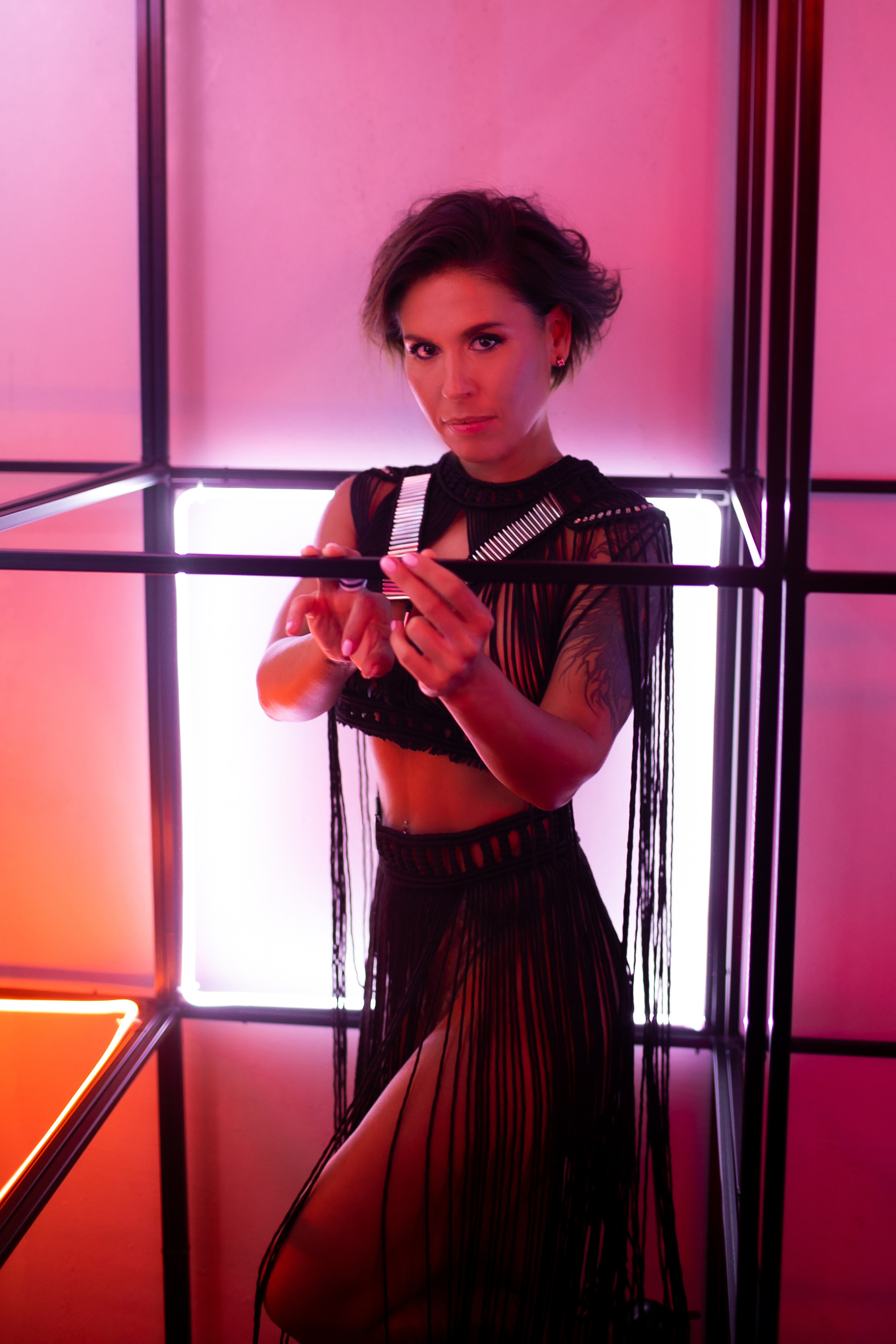 В Неоне. Семейный фотограф в Москве