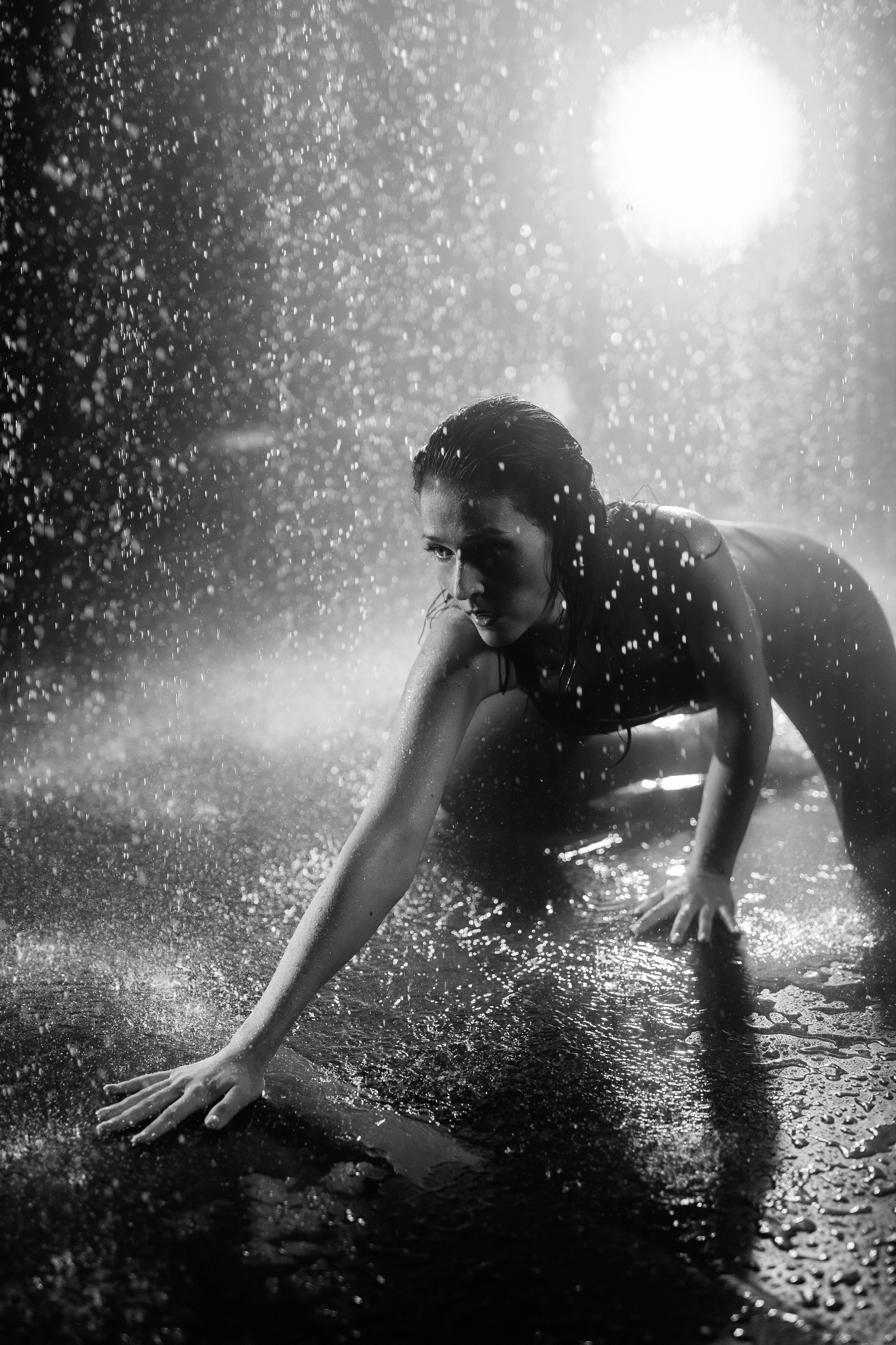 Под дождем. Семейный фотограф в Москве