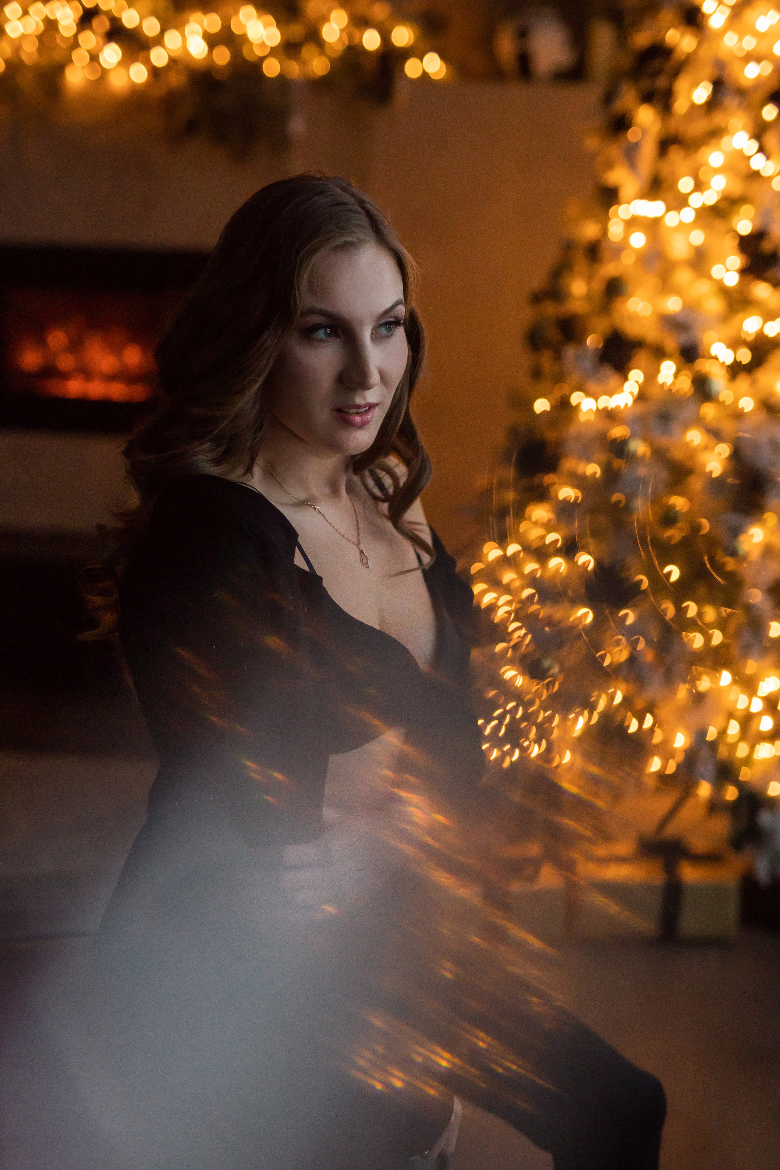 Новогодняя фотосессия для Юлии и Игоря. Семейный фотограф в Москве