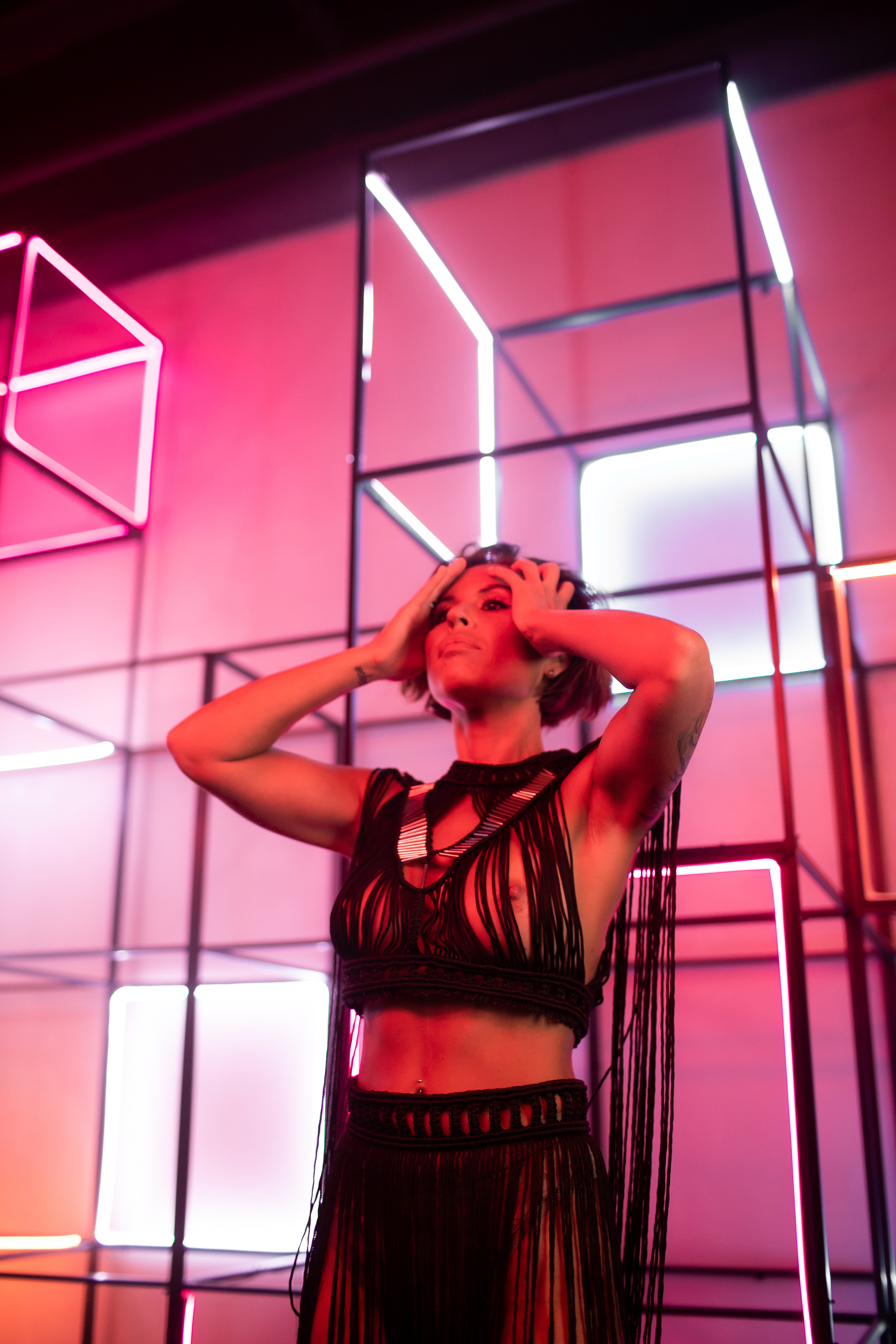 В Неоне. Семейный фотограф в Москве