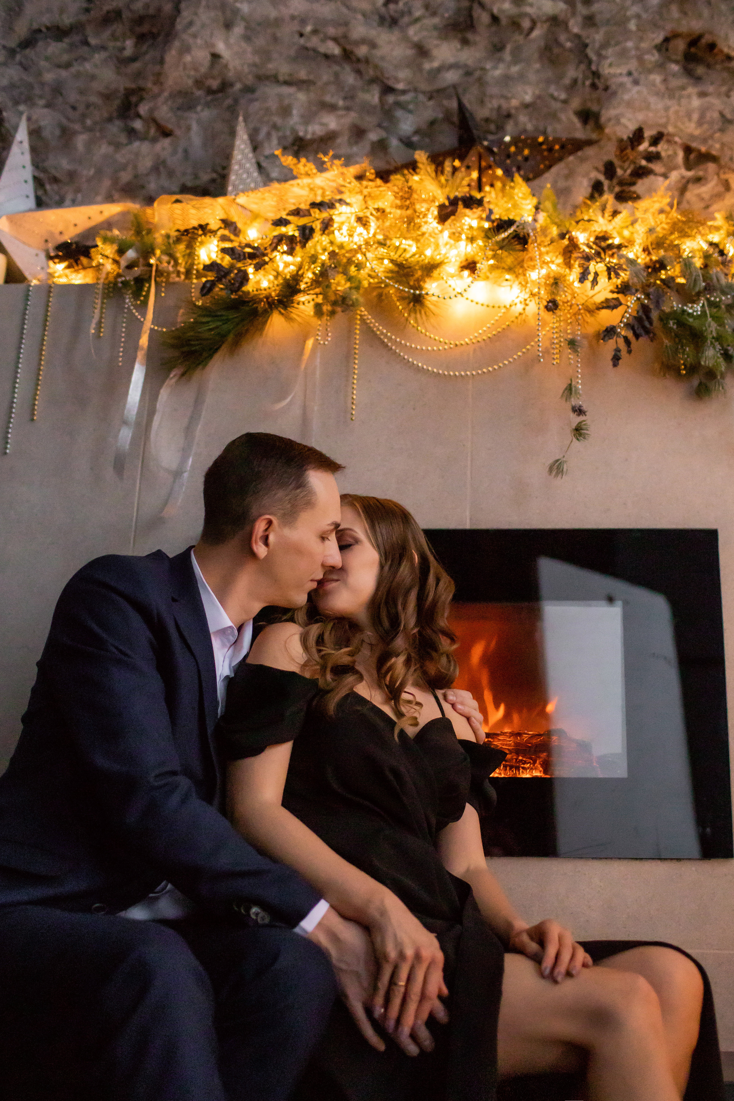 Новогодняя фотосессия для Юлии и Игоря. Семейный фотограф в Москве