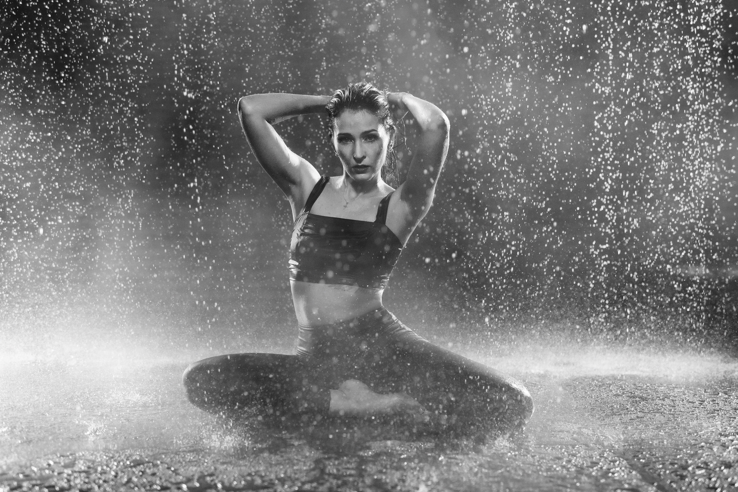 Под дождем. Семейный фотограф в Москве