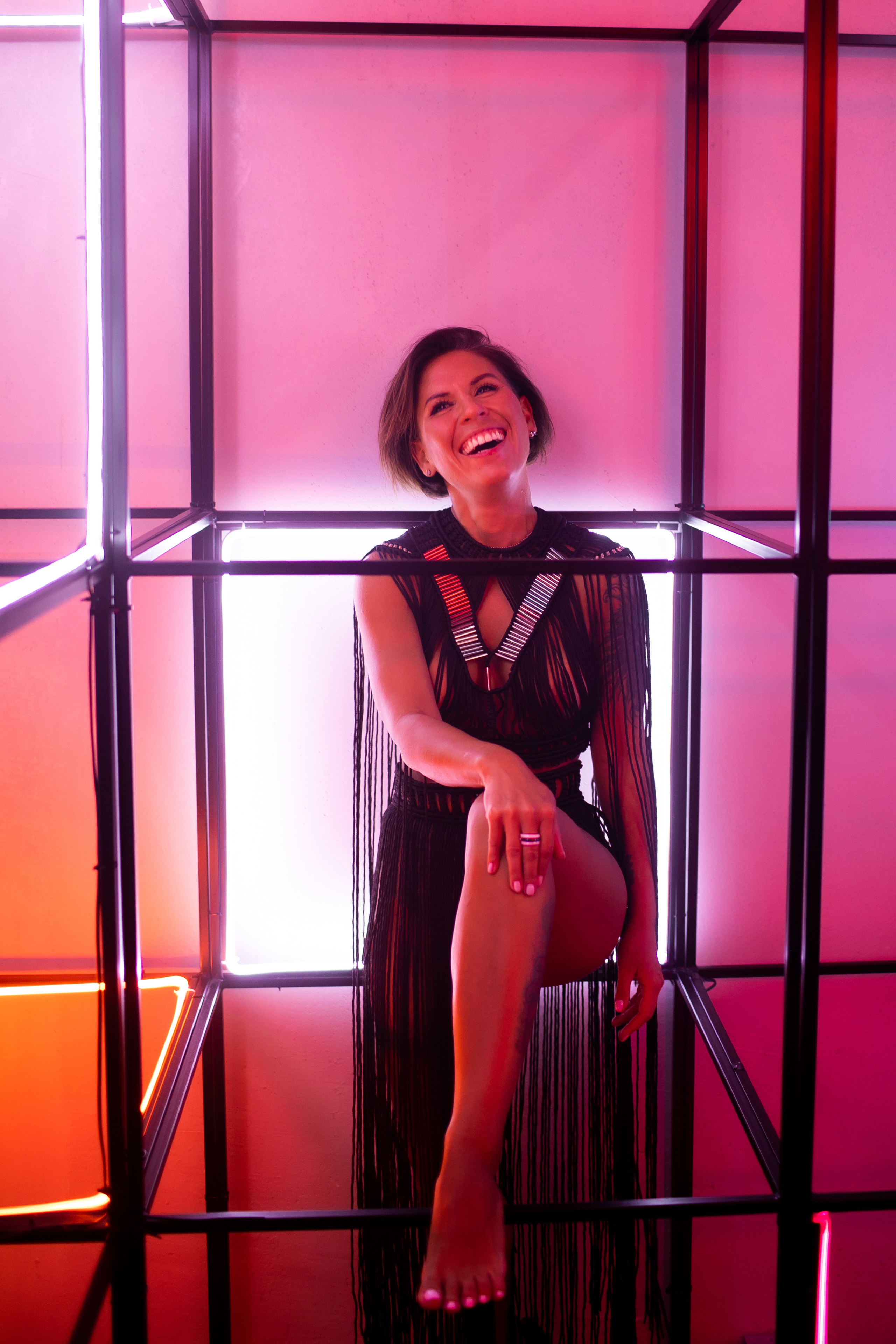 В Неоне. Семейный фотограф в Москве