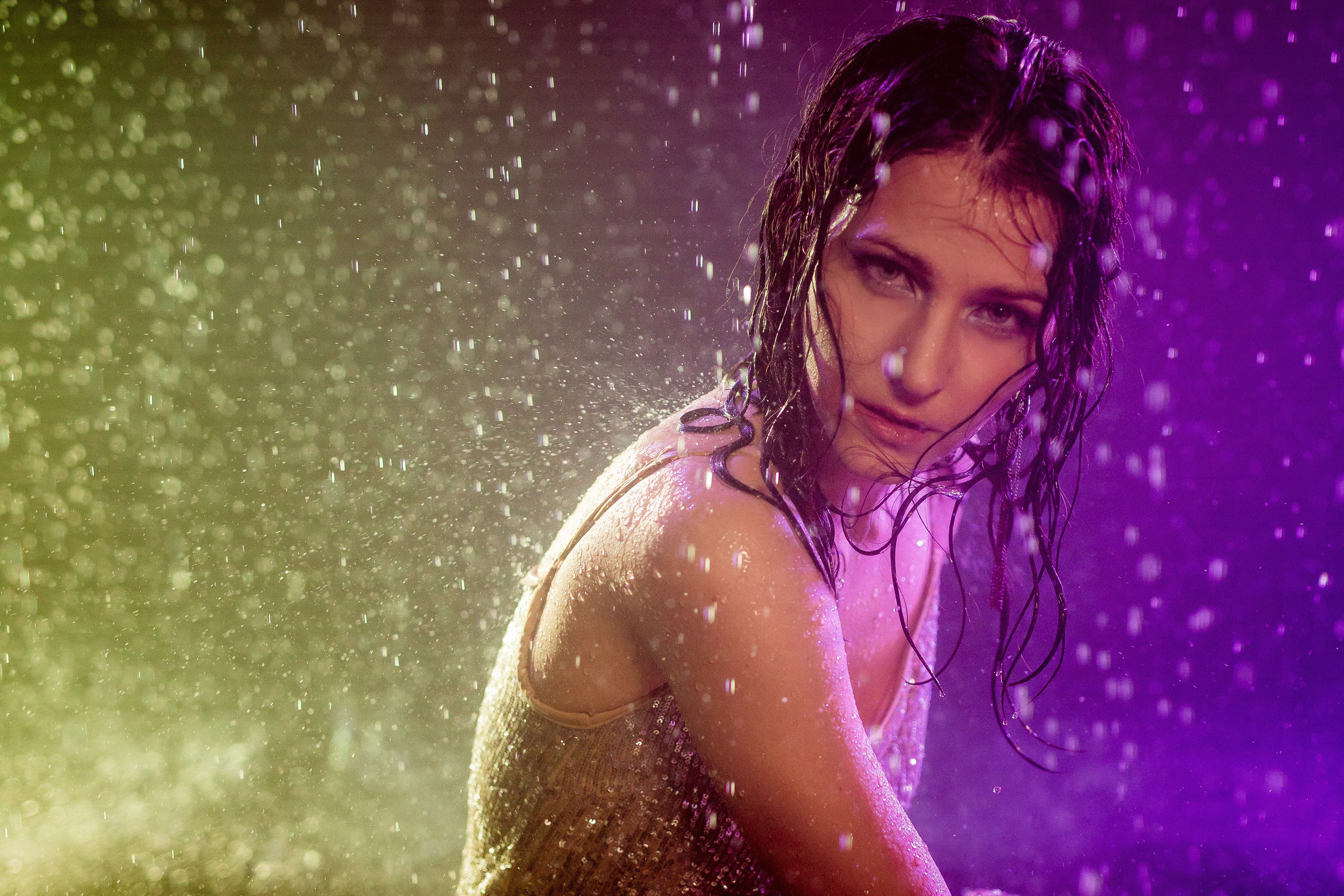 Под дождем. Семейный фотограф в Москве