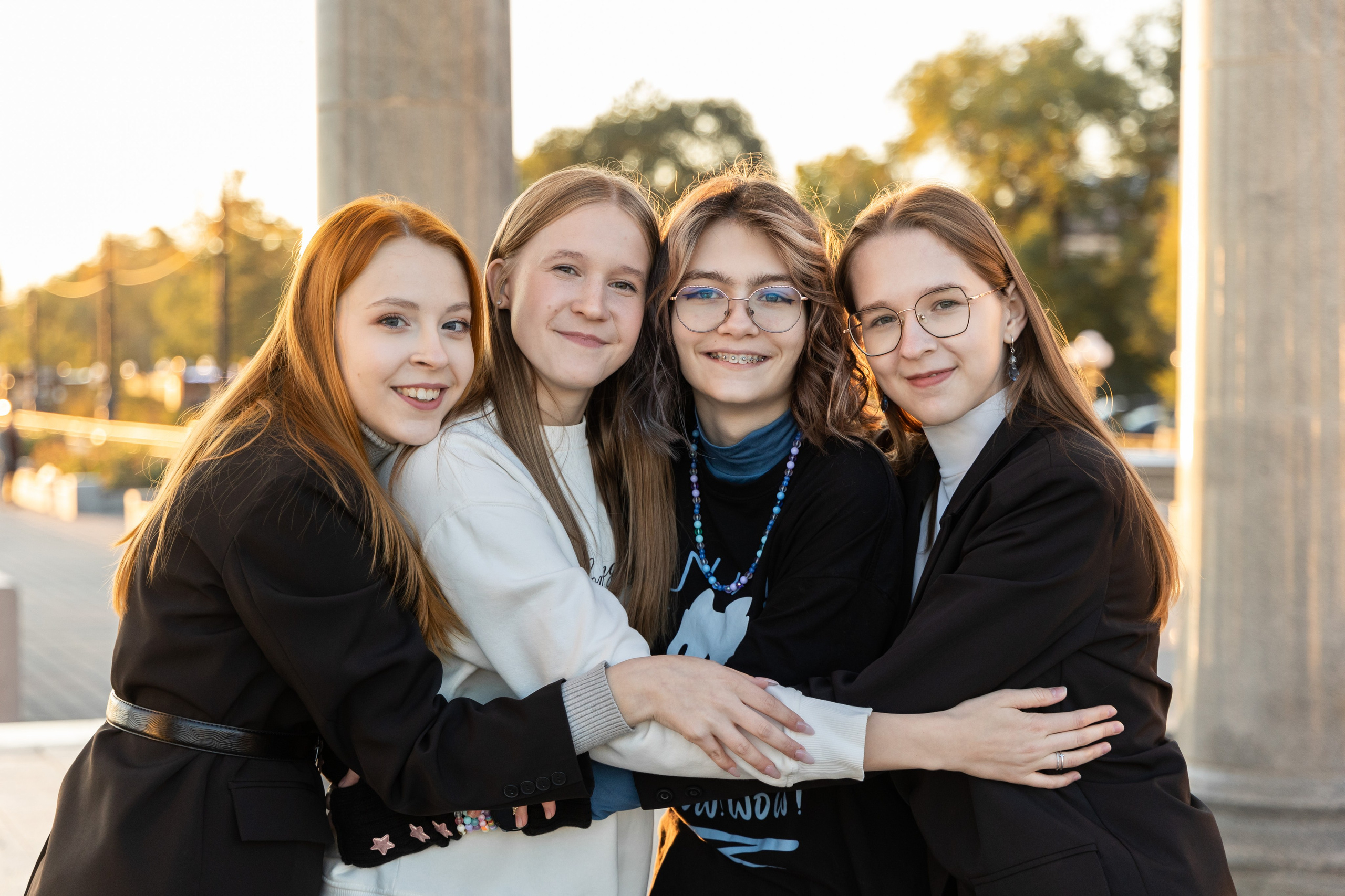 Старшеклассники Набережная Амура. Семейный, детский, школьный фотограф в Благовещенске Яна Белоусова