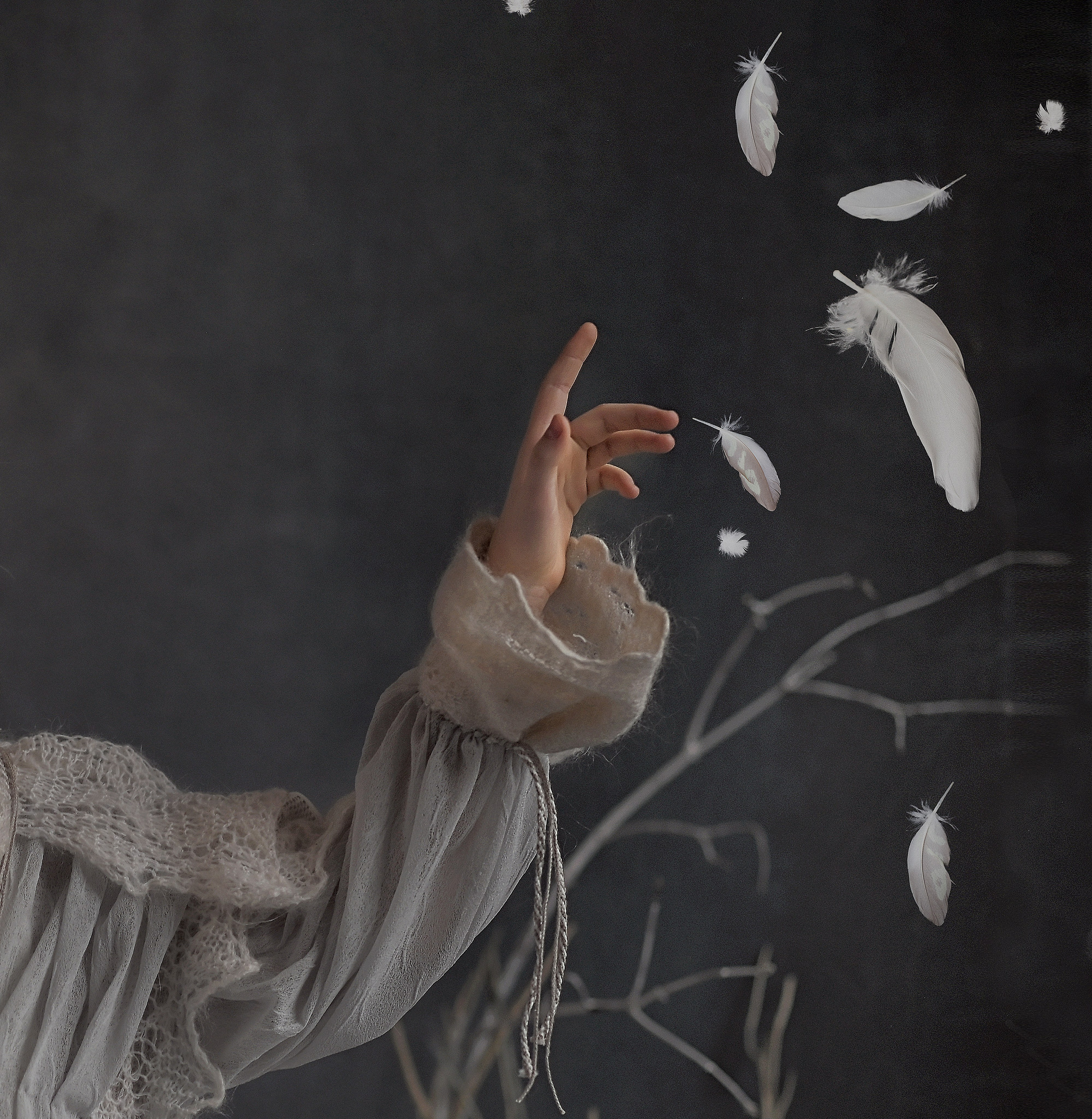 Дашуля в роли сказочной зимней героини. Фотографы крещения/венчания  Красноярск Татьяна и Вячеслав Переваловы