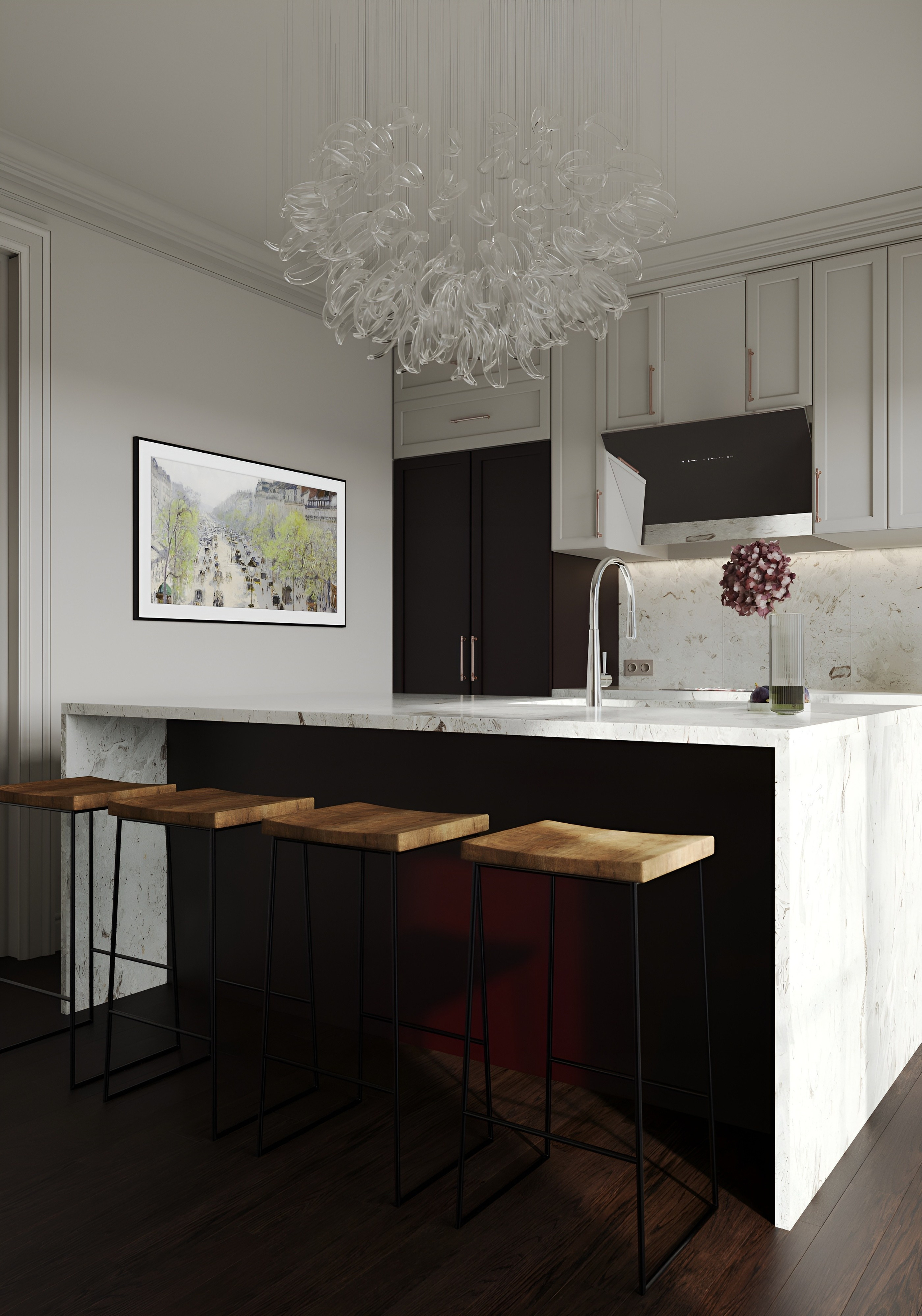 Amber Club Санкт-Петербург. 3D Визуализация интерьеров жилых и коммерческих помещений