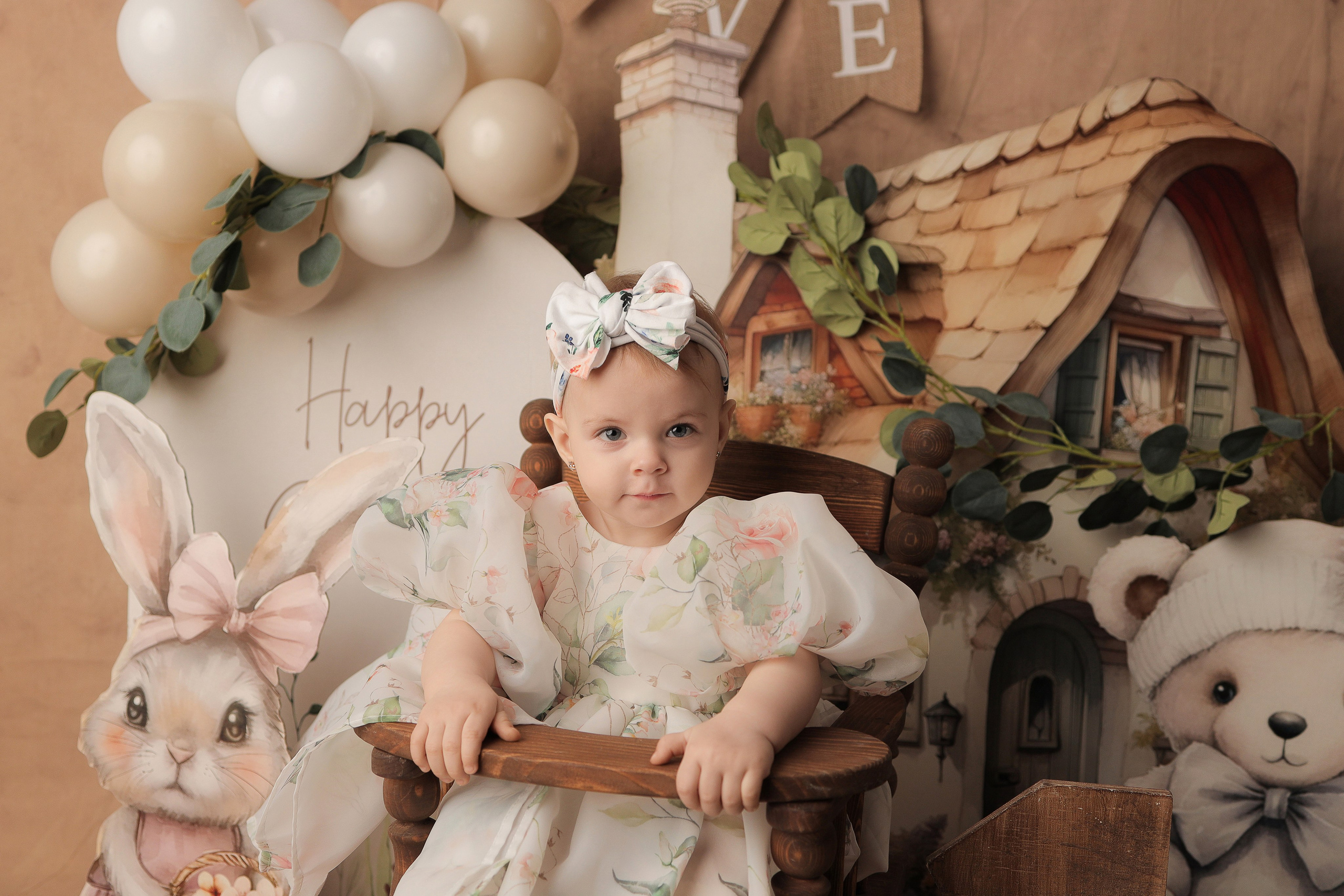 Анечка, 1 годик. Фотограф новорожденных в Новокузнецке Анна Горошникова