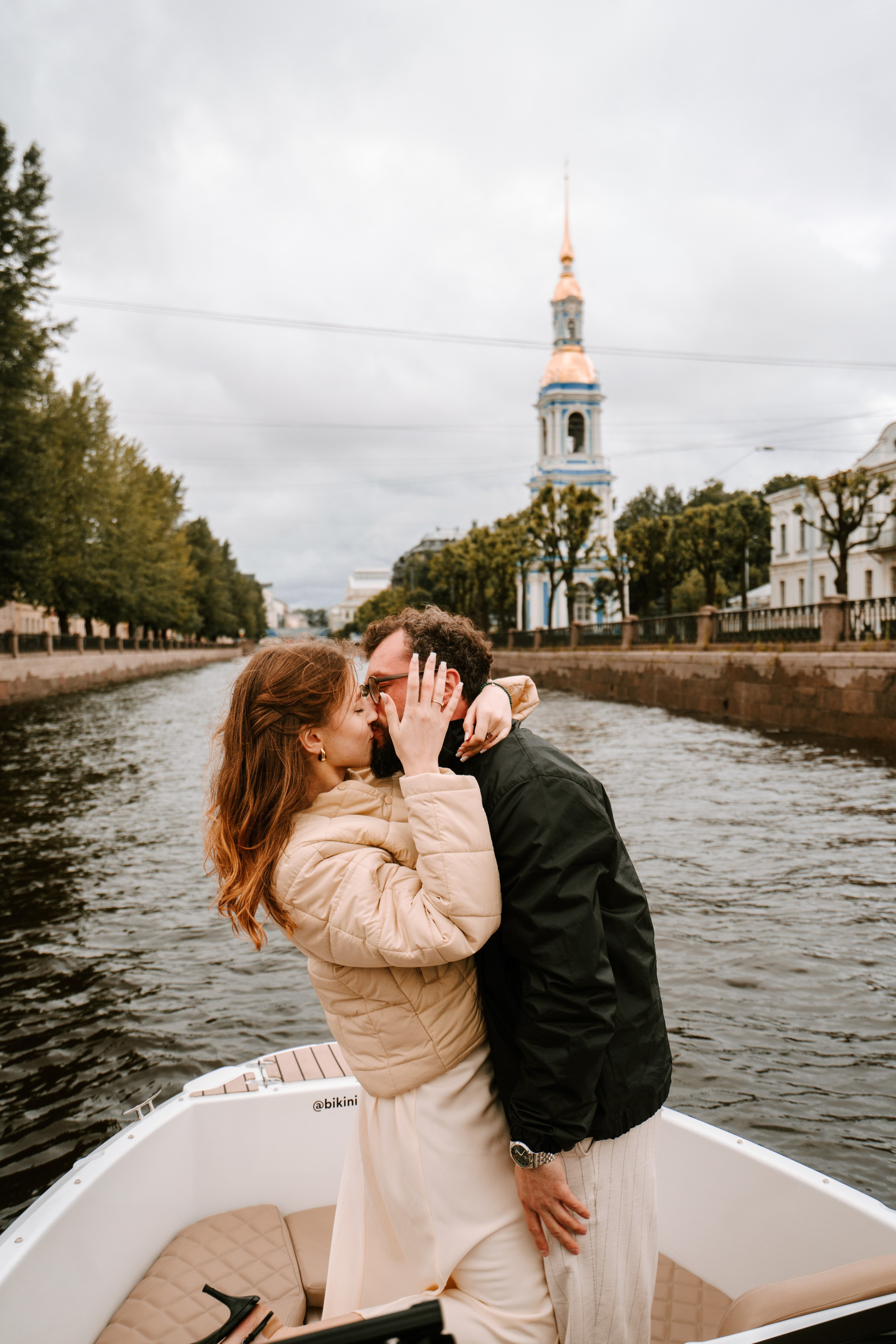 Предложение на корабле. Фотограф в Санкт-Петербурге