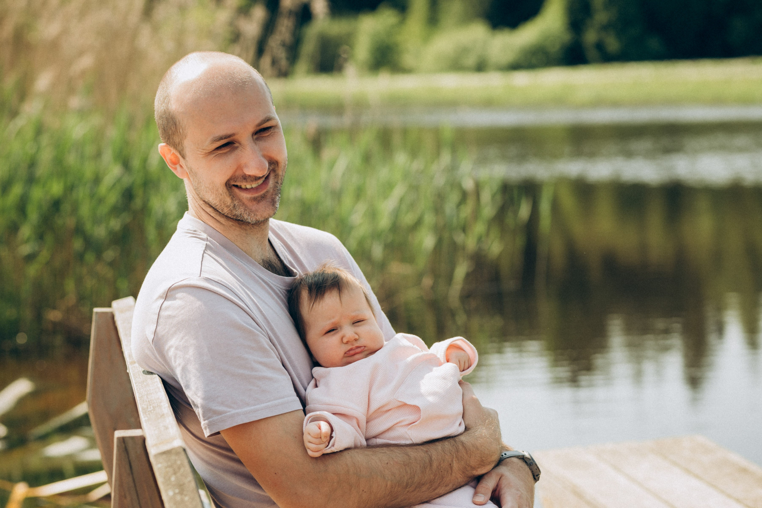 Женя, Аня и Машуня в Лугах