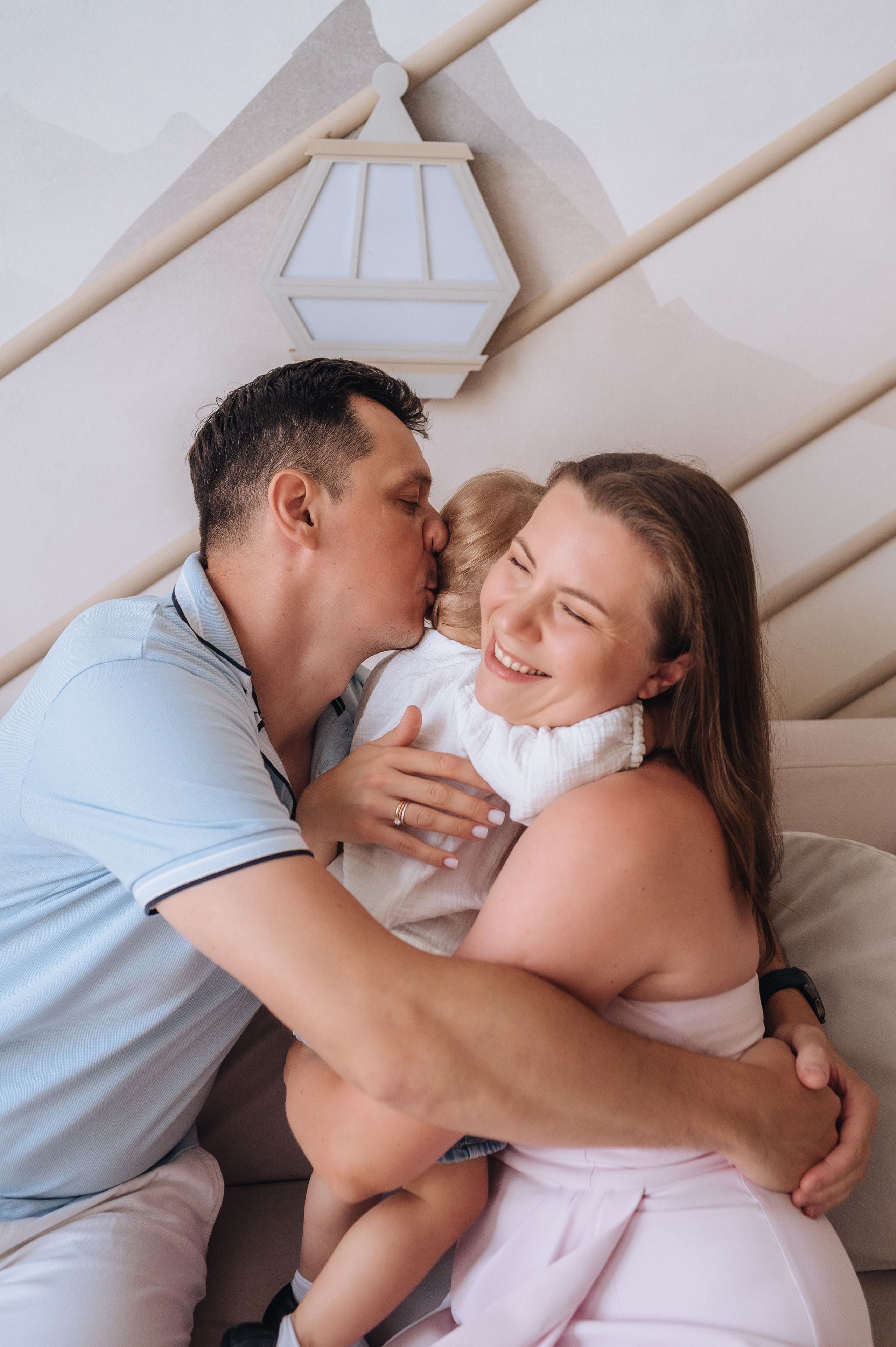 Семейная фотосессия Димы, Олеси и Насти. Фотограф в Москве и Московской области Таня Яблочкина