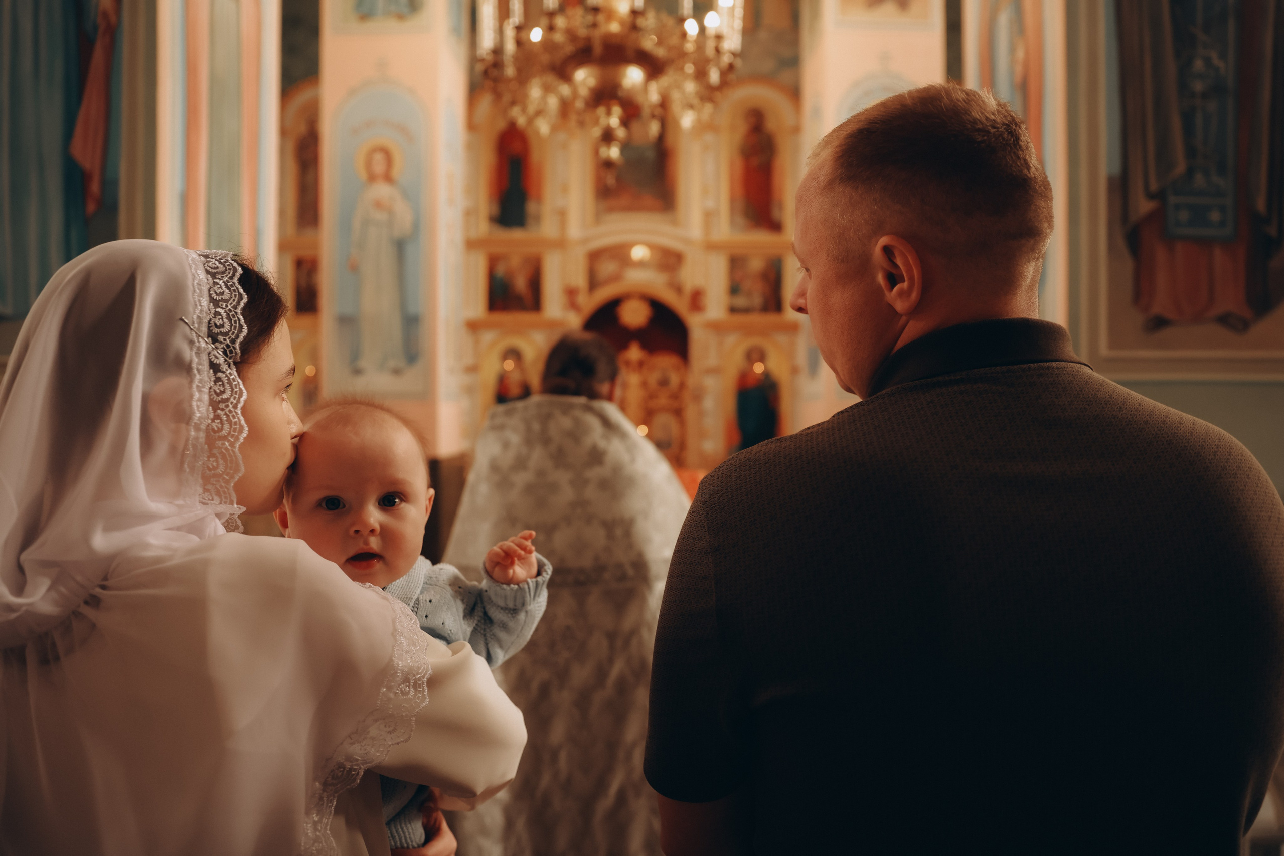 Таинство крещения Михаила. Свадебный и семейный фотограф в городе Пенза, Саранск, Ковылкино