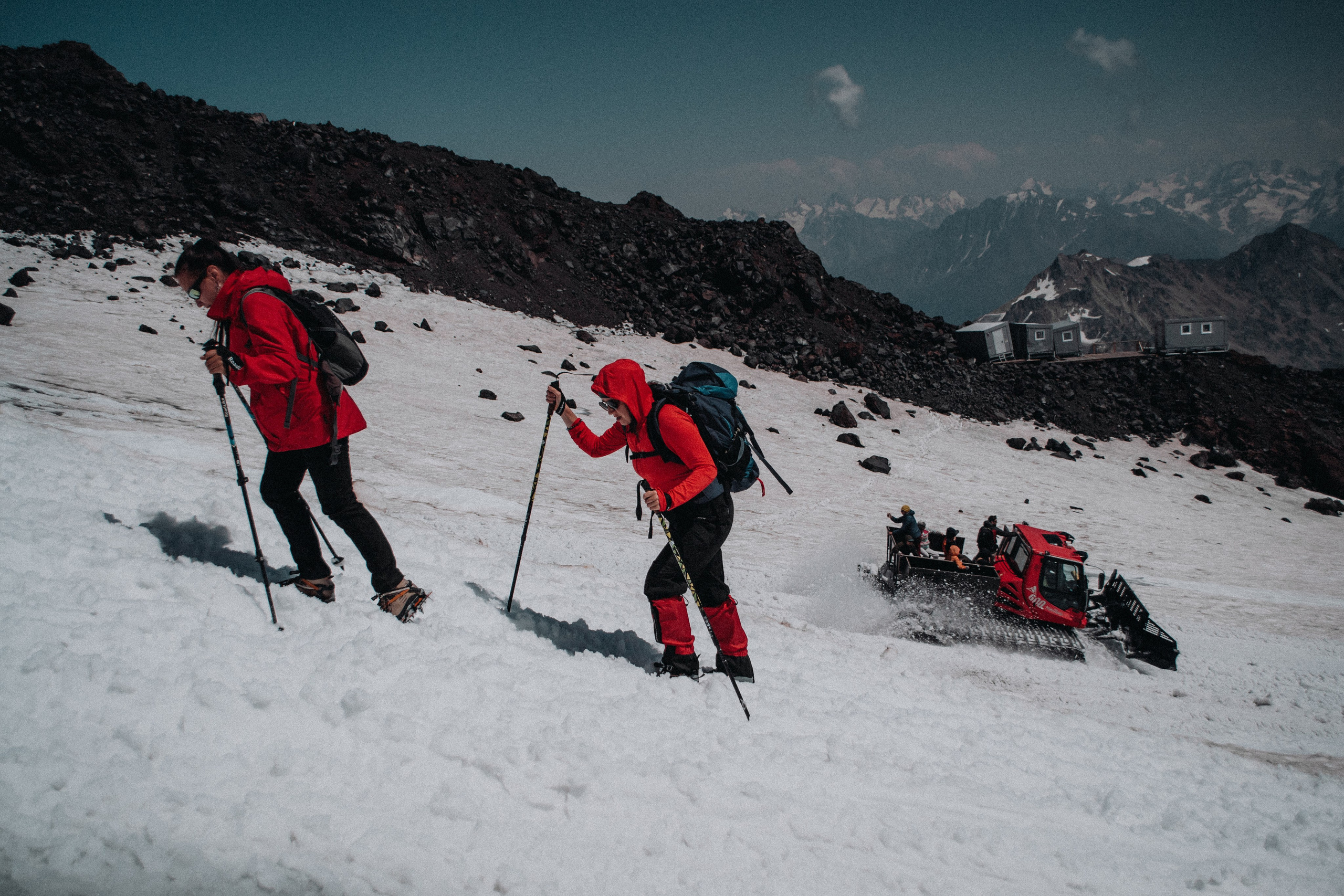 Группа на Эльбрусе. Фотограф Настя | Экспедиции и лайфстайл
