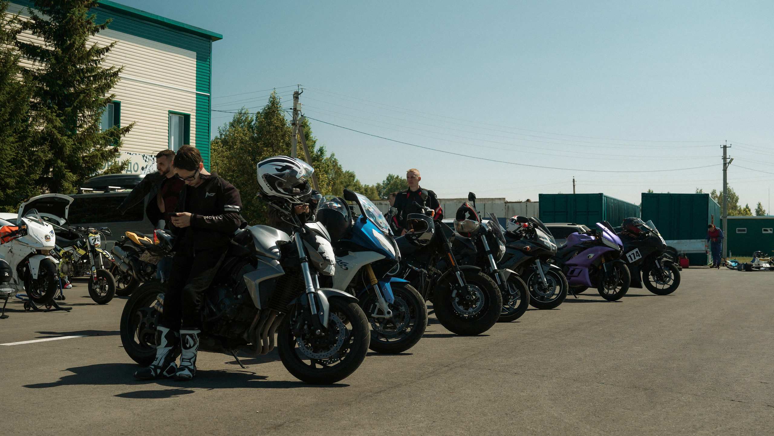 Тренировка мотоклуба. Видеомейкер, видеооператор из Казани Ильнур Еналиев