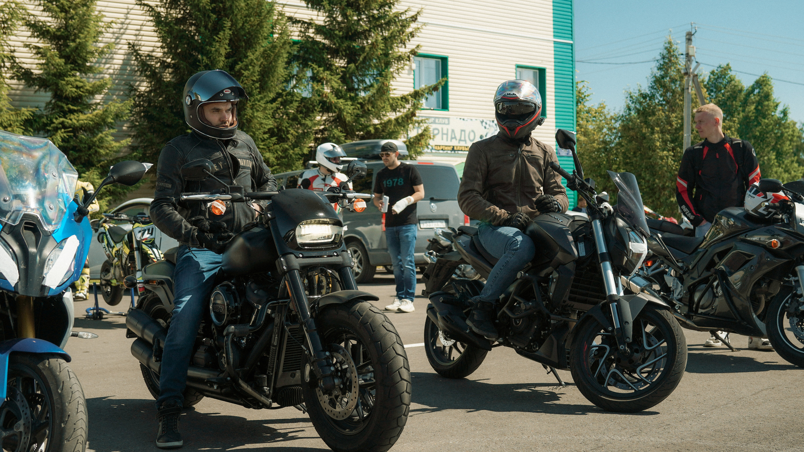 Тренировка мотоклуба. Видеомейкер, видеооператор из Казани Ильнур Еналиев