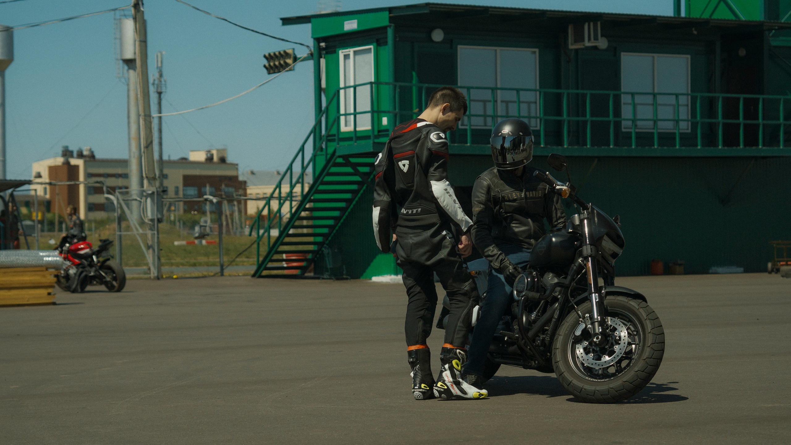 Тренировка мотоклуба. Видеомейкер, видеооператор из Казани Ильнур Еналиев