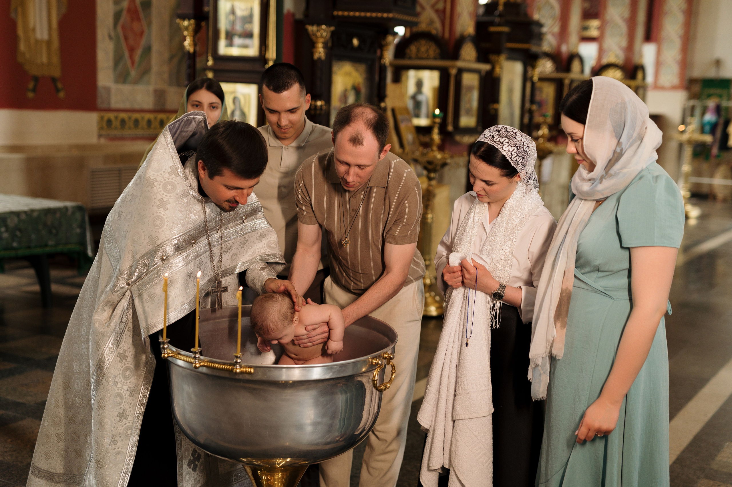 Крещение Федора. Фотограф в Краснодаре Скубицкая Альбина