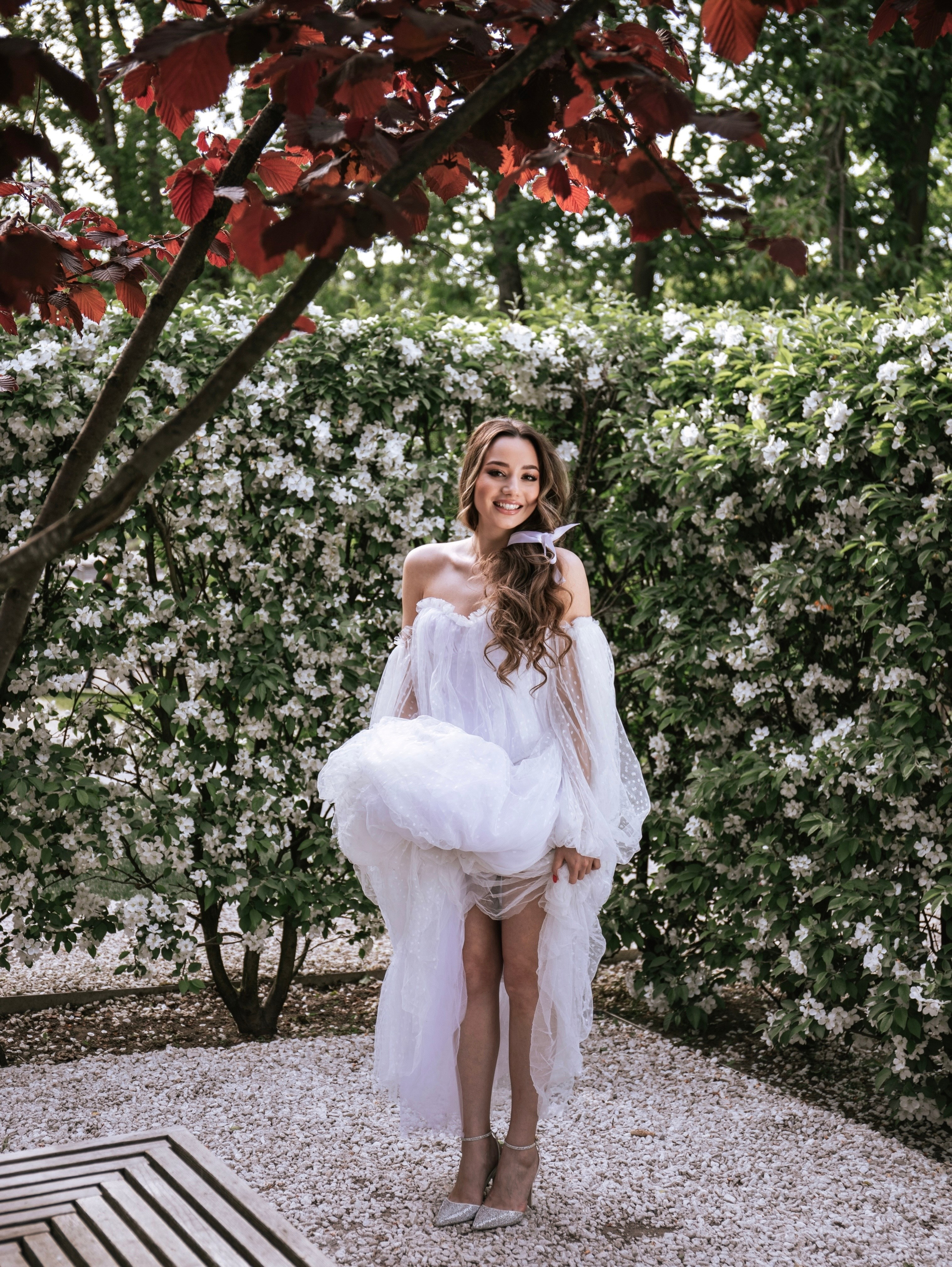 Цветение лабиринта ВДНХ. Свадебный и семейный фотограф в Москве Мила Широких