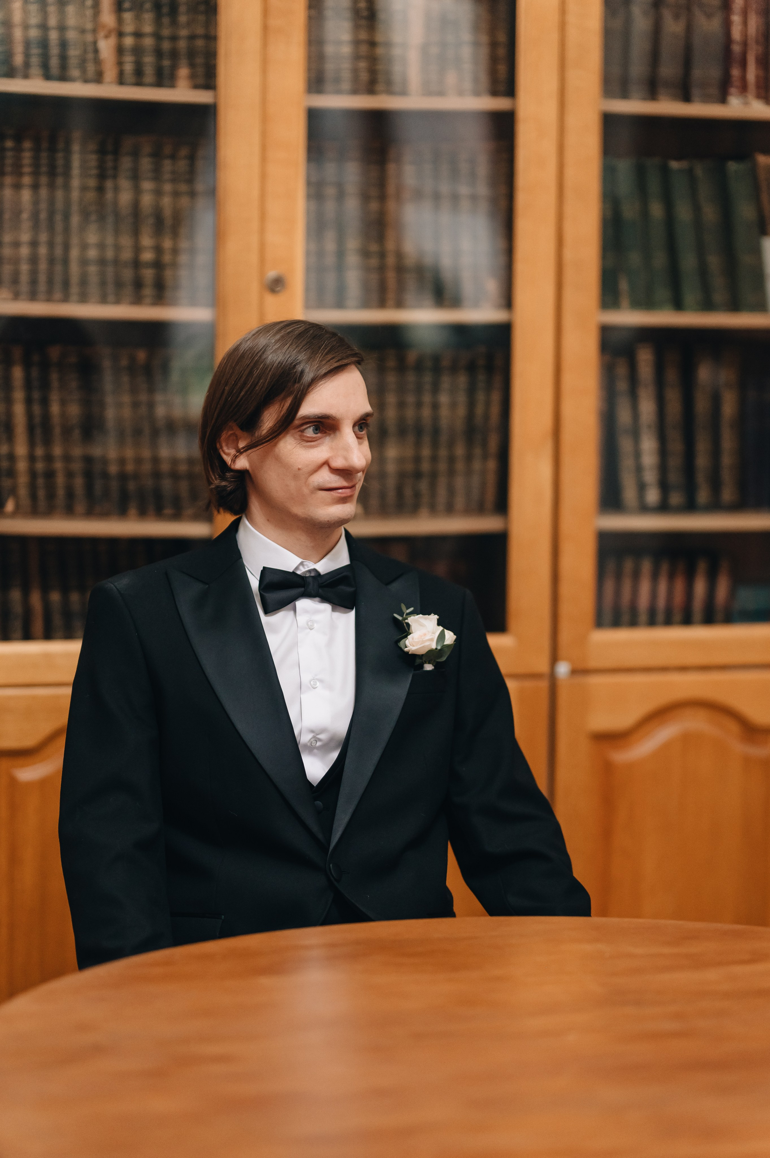 Свадебная фотосессия в библиотеке им. Пушкина. Портретный фотограф Москва Светлана Кашура