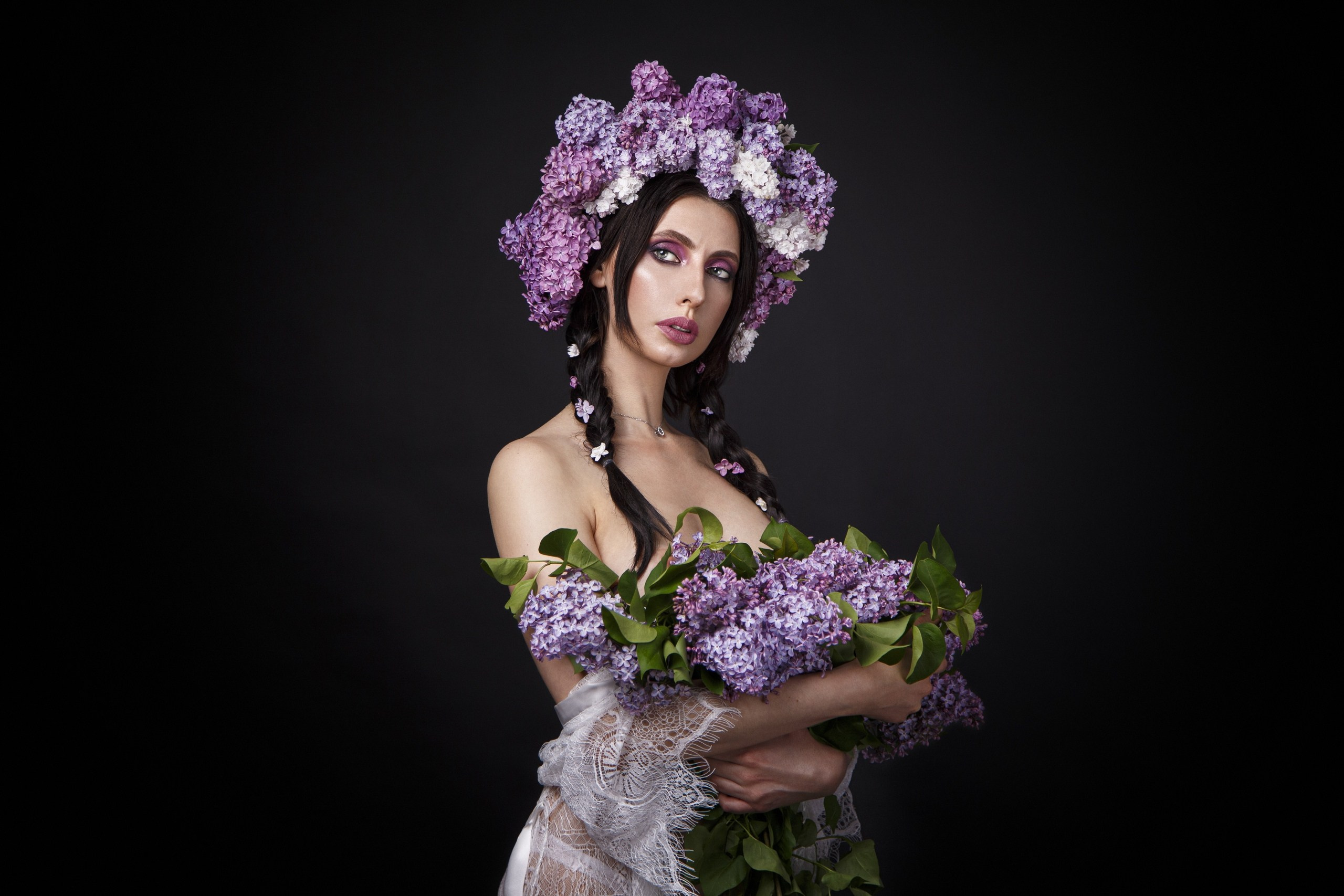 Елена и сирень. Художественный фотограф Александр Чуприна в Москве