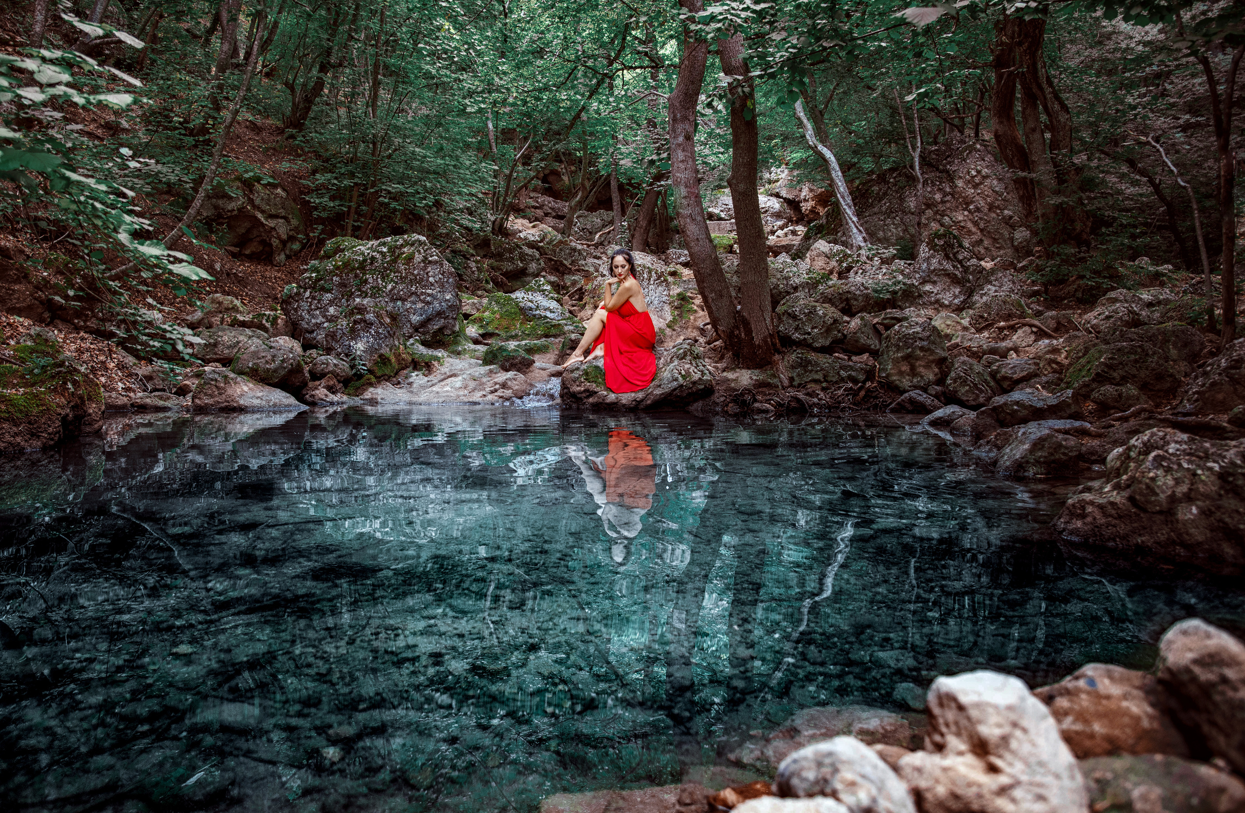 Фотосессия на водопадах. Свадебный и семейный фотограф и видеограф, Крым, Москва, Санкт -Петербург