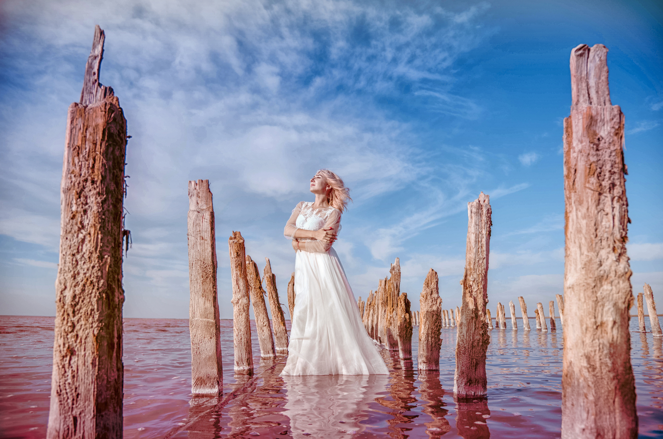 Розовые озера Крыма. Свадебный и семейный фотограф и видеограф, Крым, Москва, Санкт -Петербург