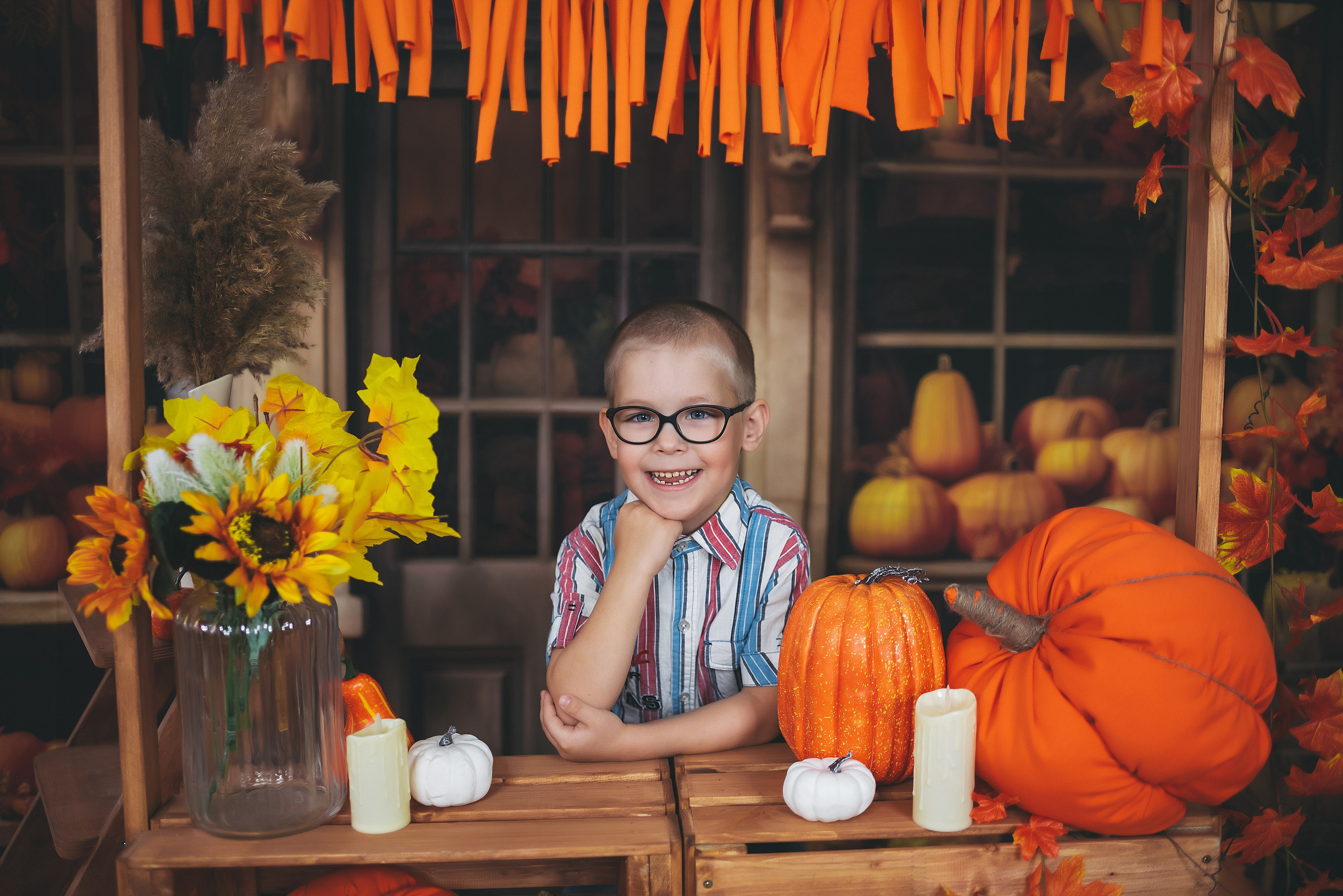ПРОЕКТ осенний «Тыковки». Семейный и детский фотограф в Тейково