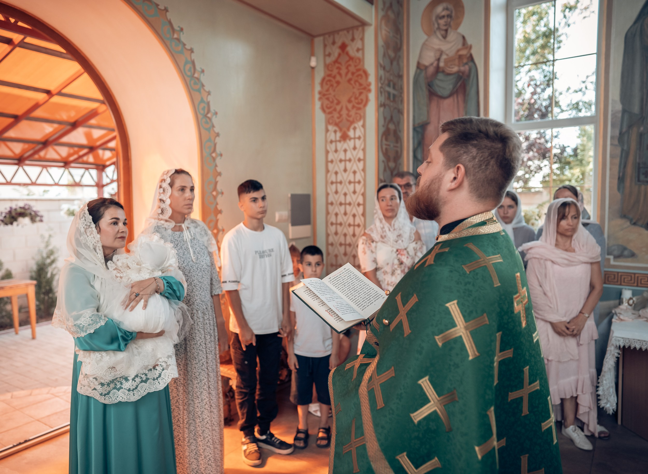 Крещение в храме ап.Андрея Первозванного г. Севастополь. Церковный фотограф Севастополь