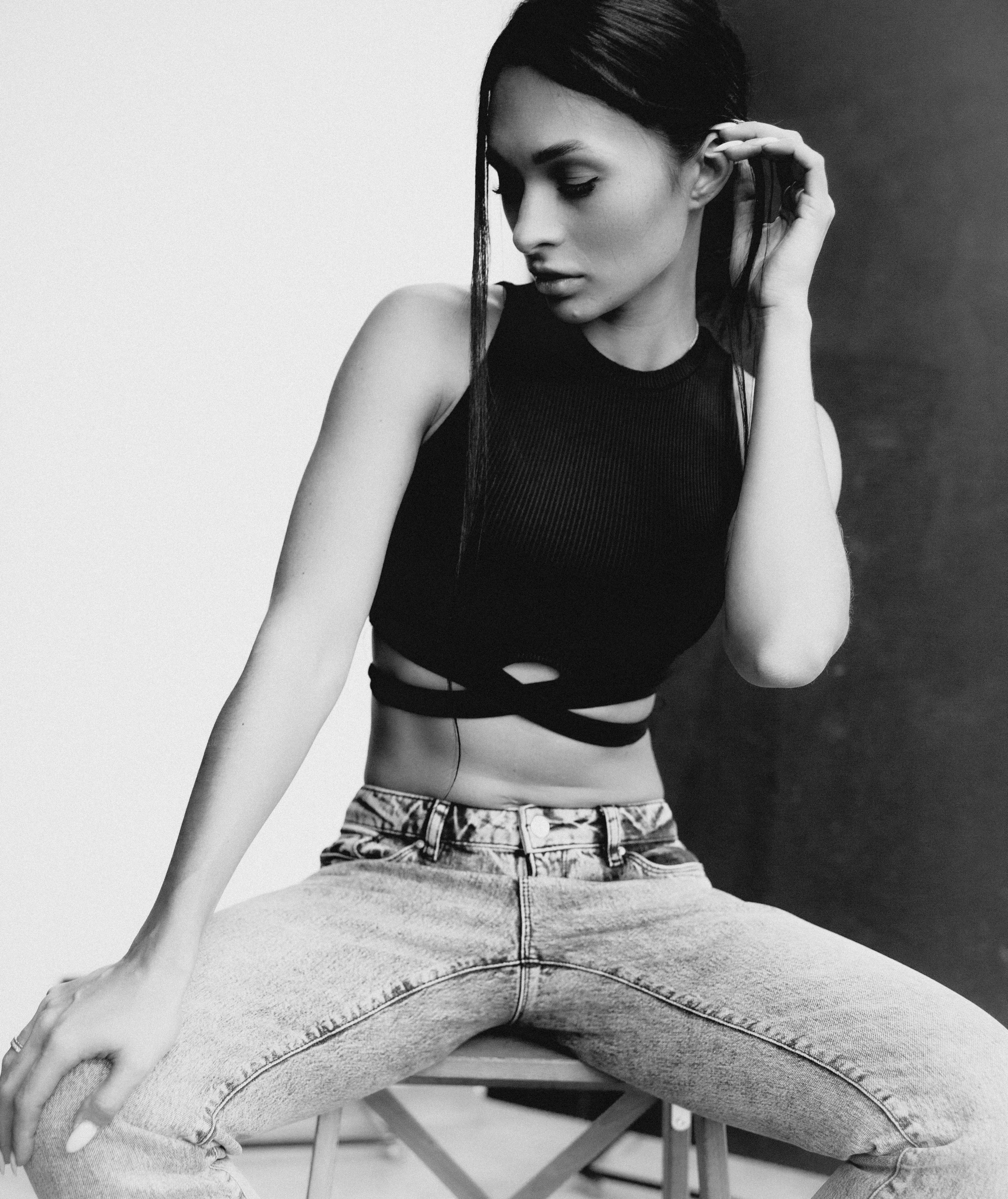 Фотосессия красивой девушки