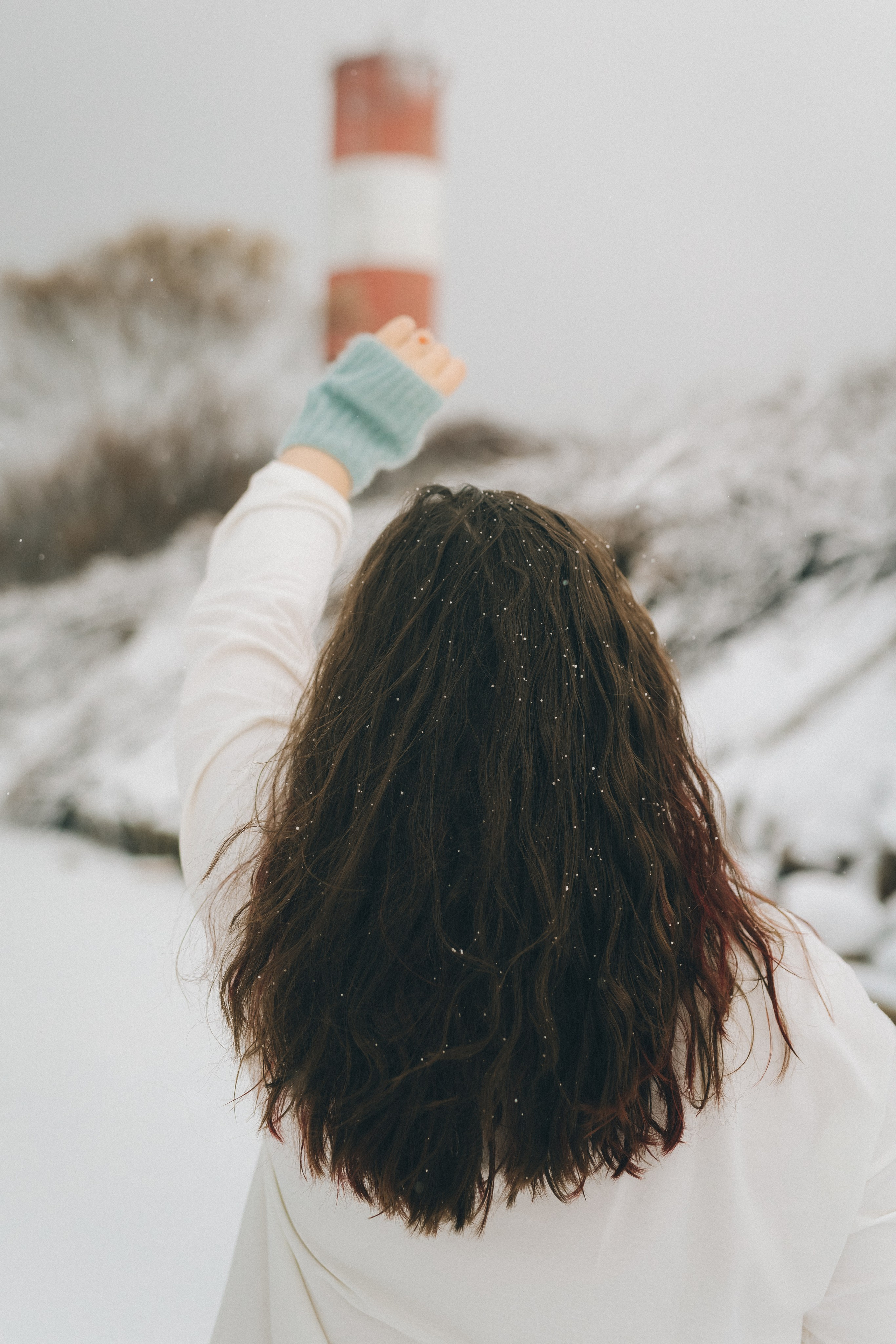 Маша и зима на Балтике. Фотограф Зеленоградск Красильникова Елена