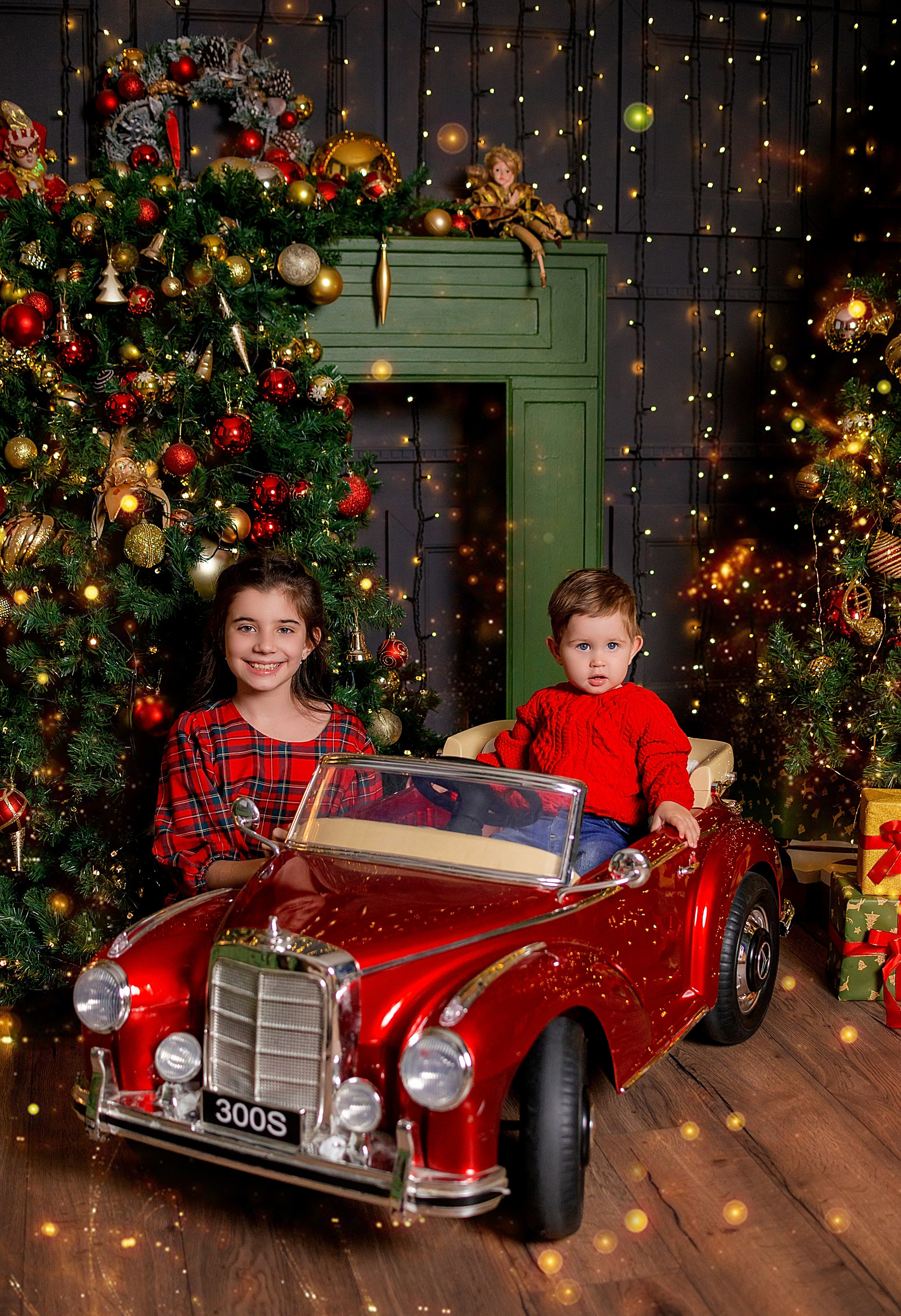 Новогодняя семейная фотосессия в Краснодаре 2023-2024. Фотограф новорожденных Краснодар Малышенко Надежда