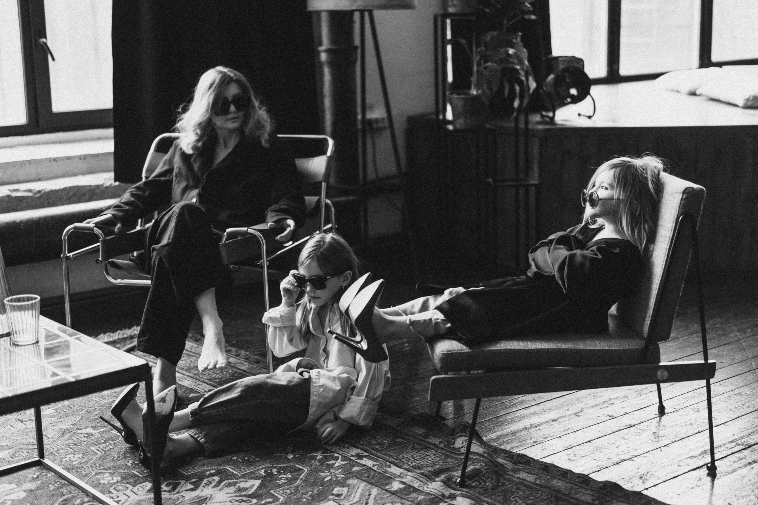 Наташа и девочки в проекте «Хочу как мама». Семейный и детский фотограф и видеограф в Москве, Серпухове и Тарусе Валерия Сорокина