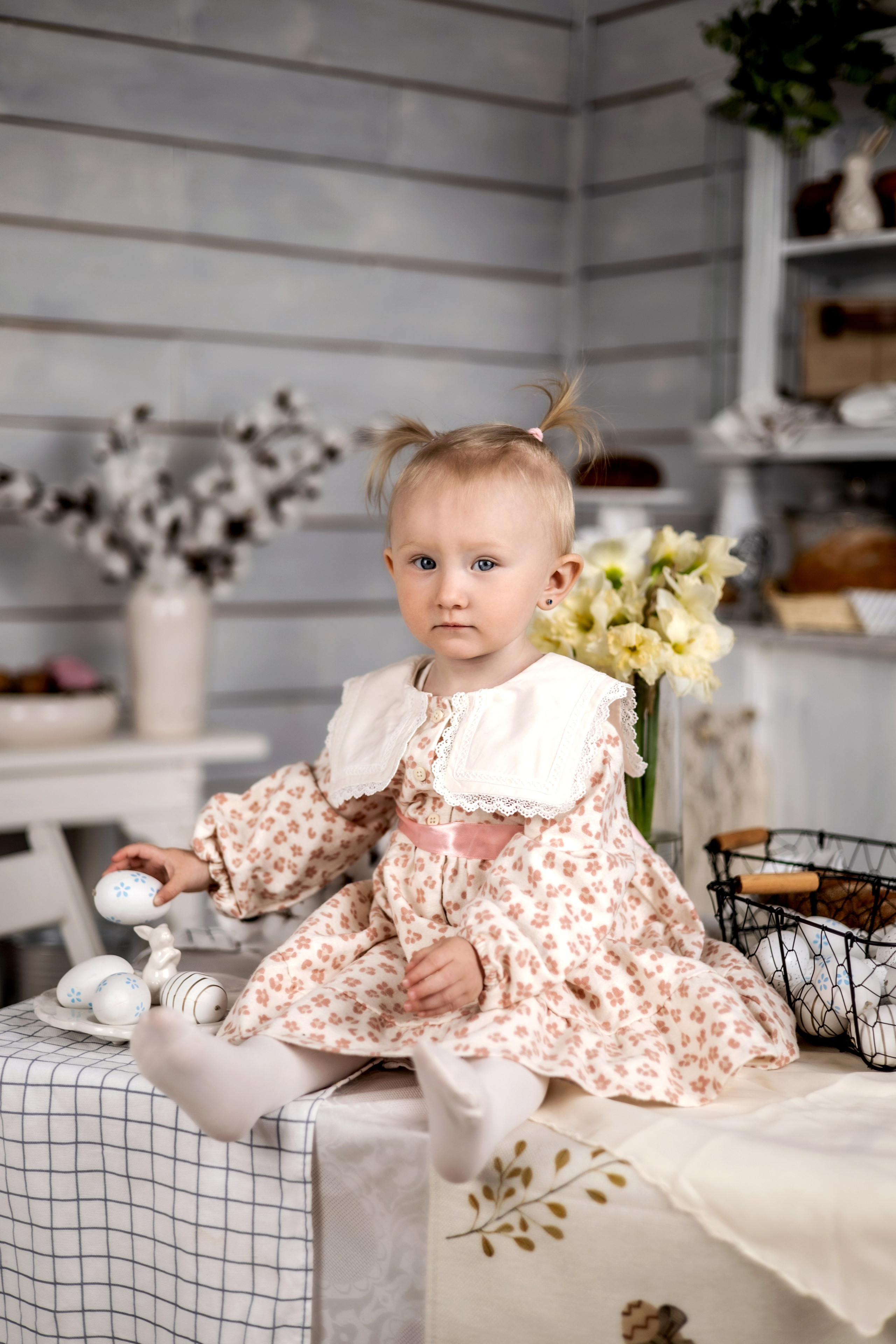 Пасхальный детский фотопроект 2024. Фотограф Надежда Лукьянова