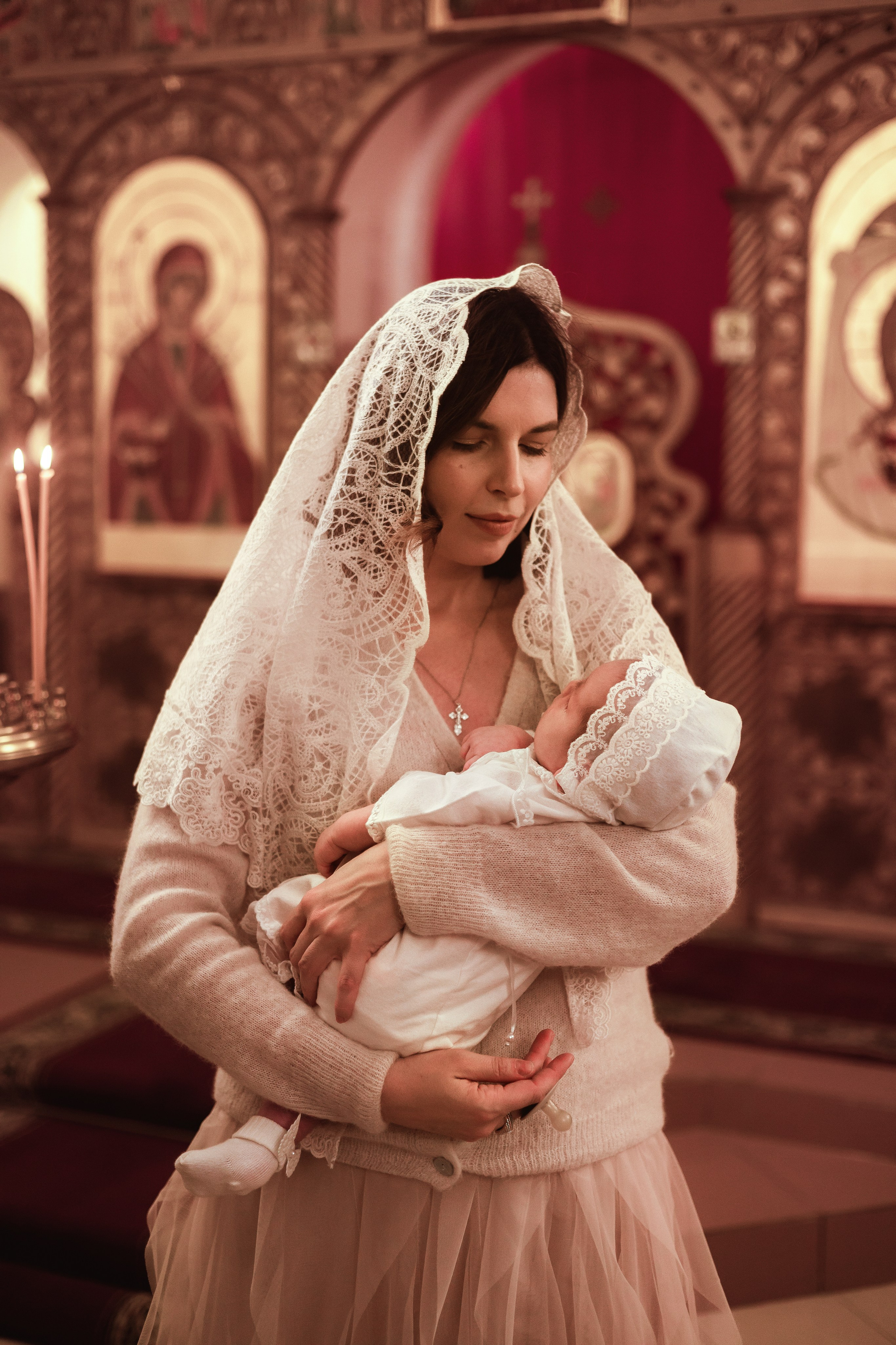 Таинство крещения. Фотограф новорожденных Саратов