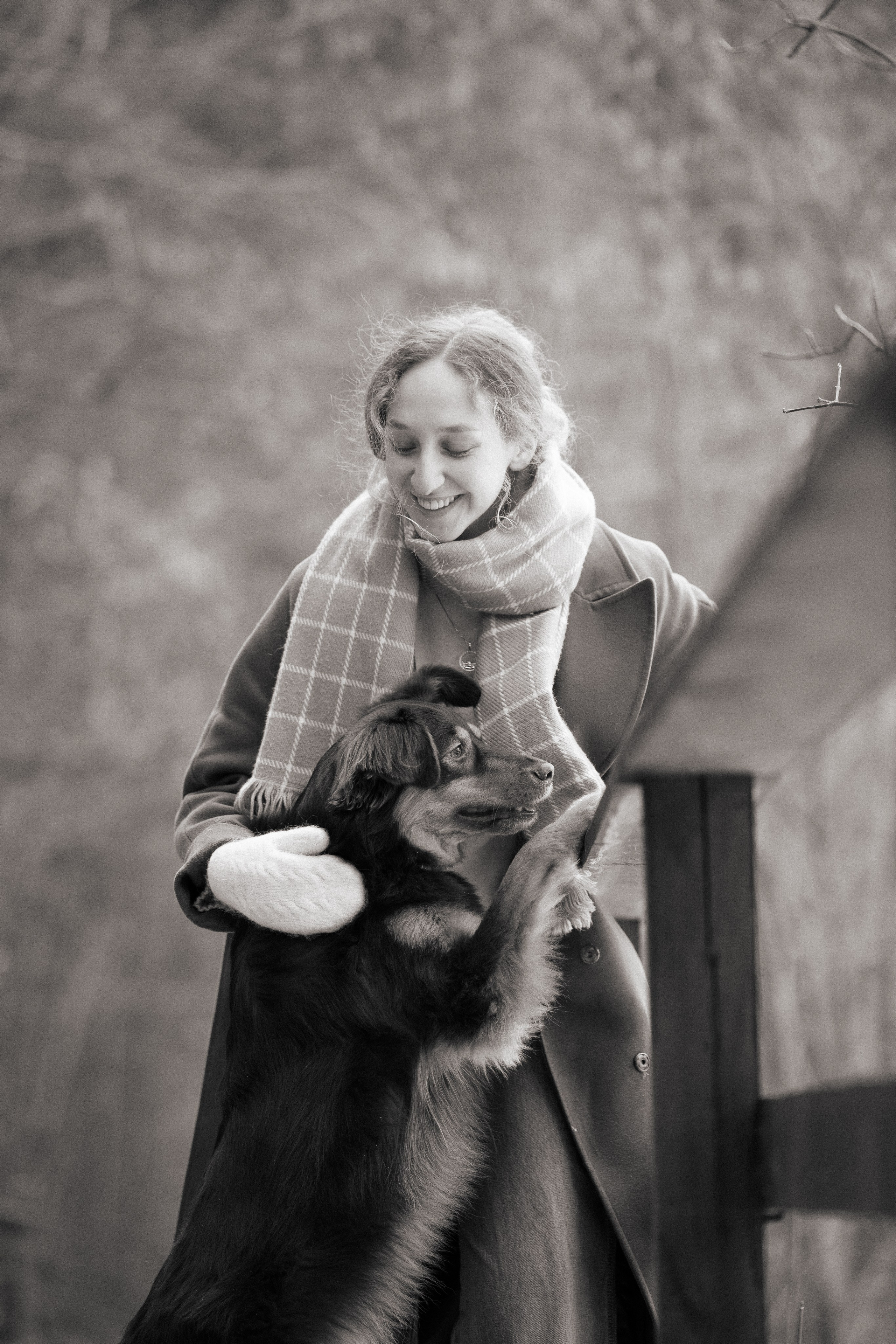 Катя и Мёд. Фотограф и видеограф анималист Аганина Дарья