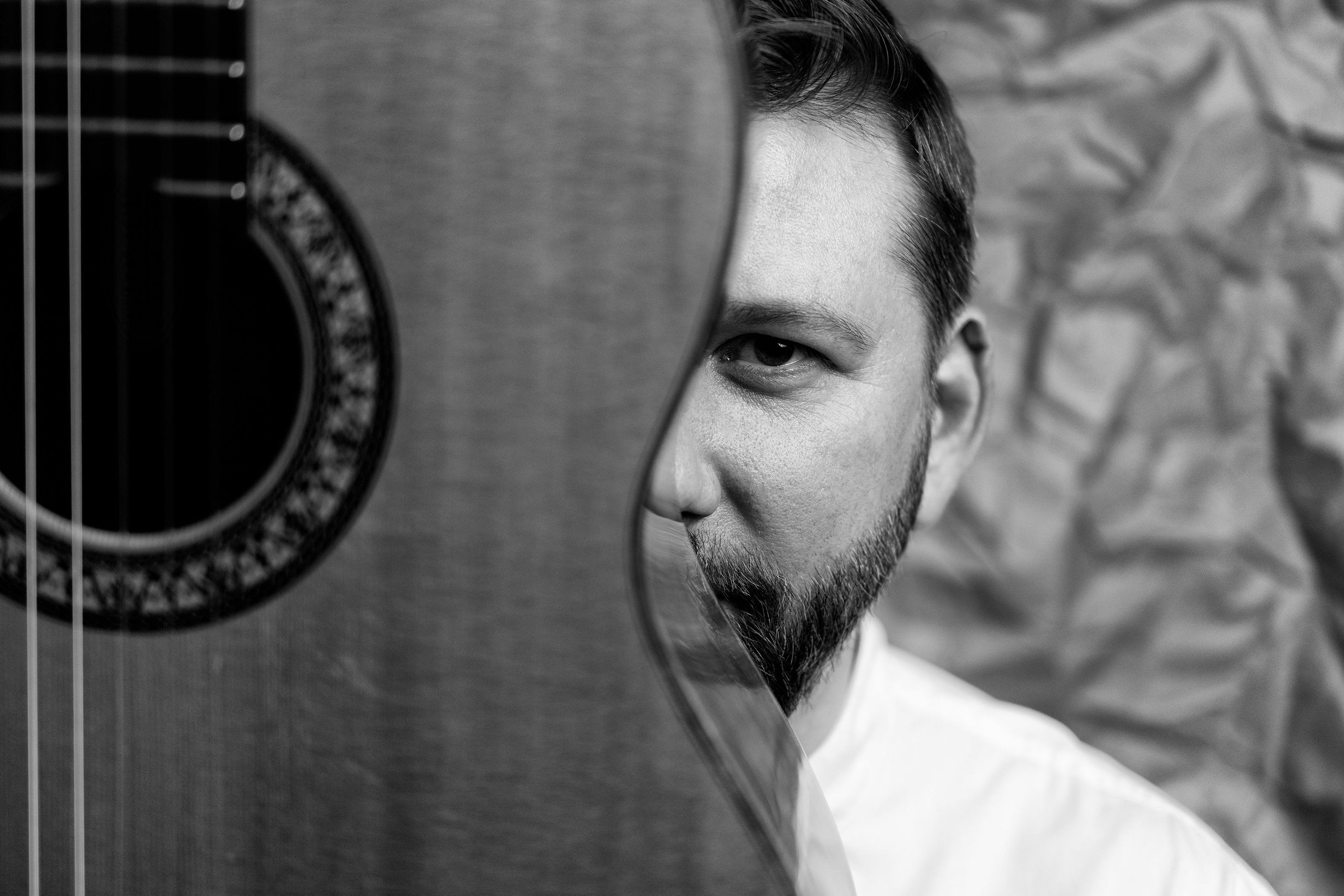 Фотосессия мужской портрет (гитара). Яростный фотолюбитель Vervie Vitoe