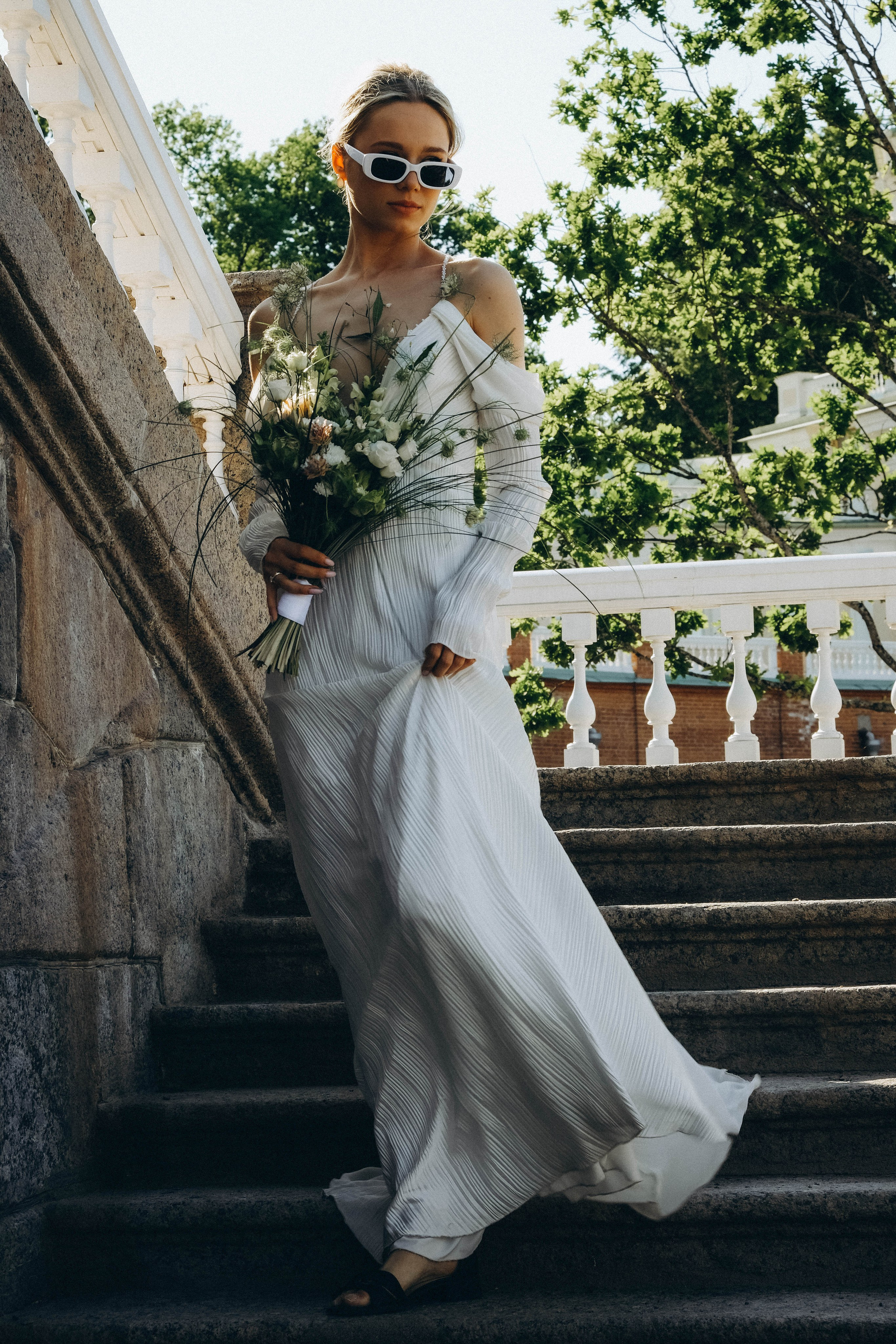 СВАДЕБНАЯ СЬЕМКА В ПАРКЕ ОРАНИЕНБАУМ. Профессиональный фотограф, Санкт-Петербург — Виктория Богомолова