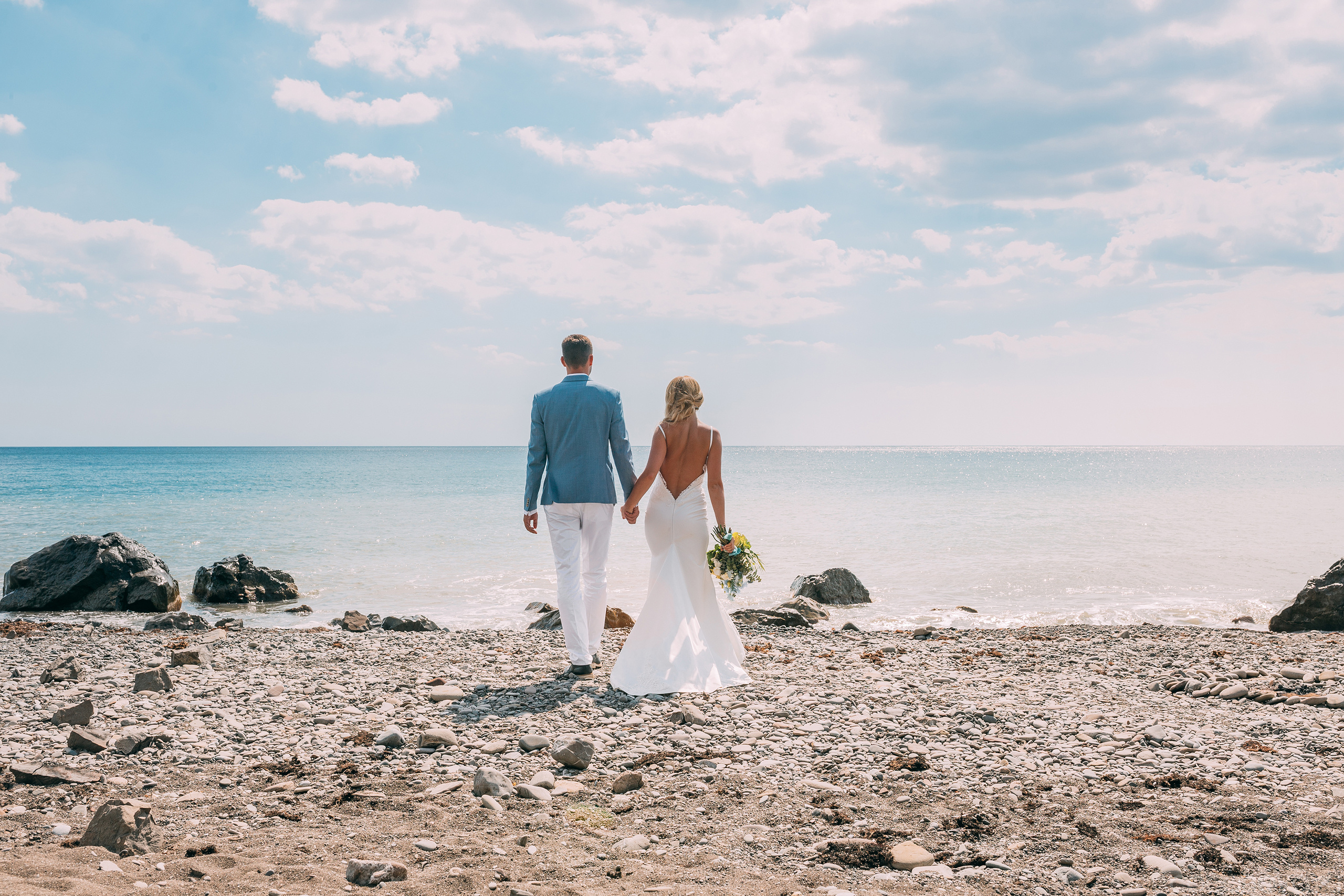 Wedding by the Sea. Valeria Coconova Photographer Italy Como Milan