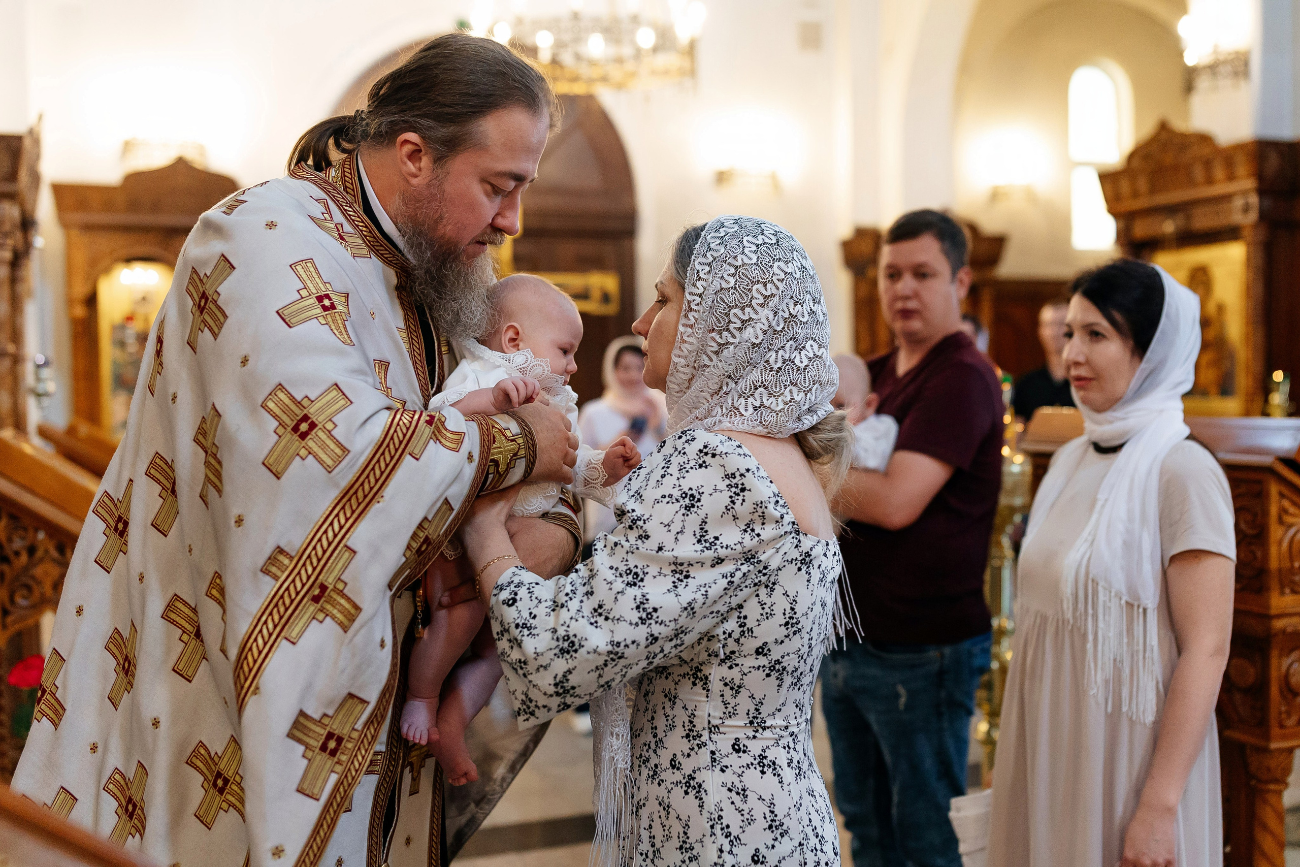 Крещение Анастасии. Семейный и детский фотограф в Москве Александра Мак