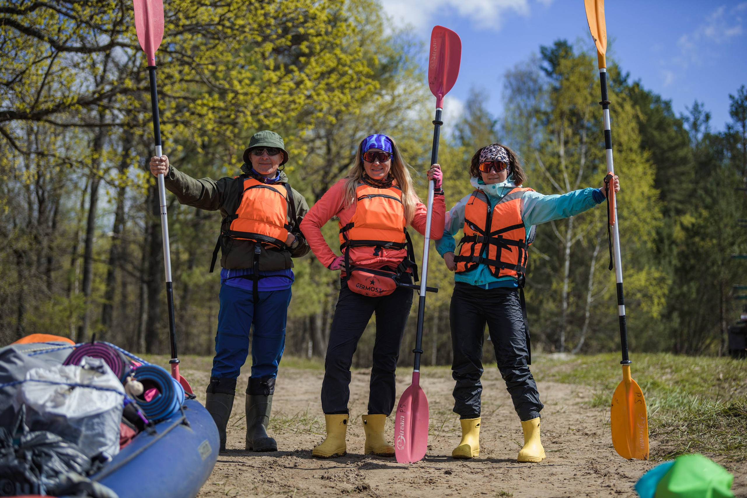 Водный поход 1-й кс по реке Случь. Репортажный фотограф Владимир Беляй