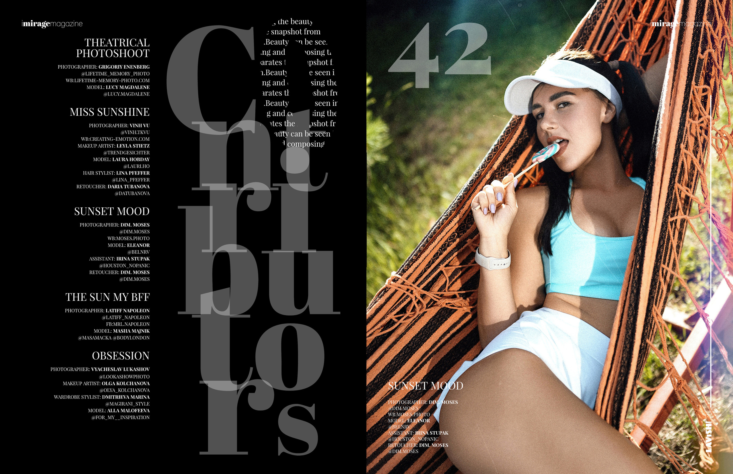 IMIRAGEmagazine LAVISH July 2022: #1411. Фотограф и Видеограф в Томске