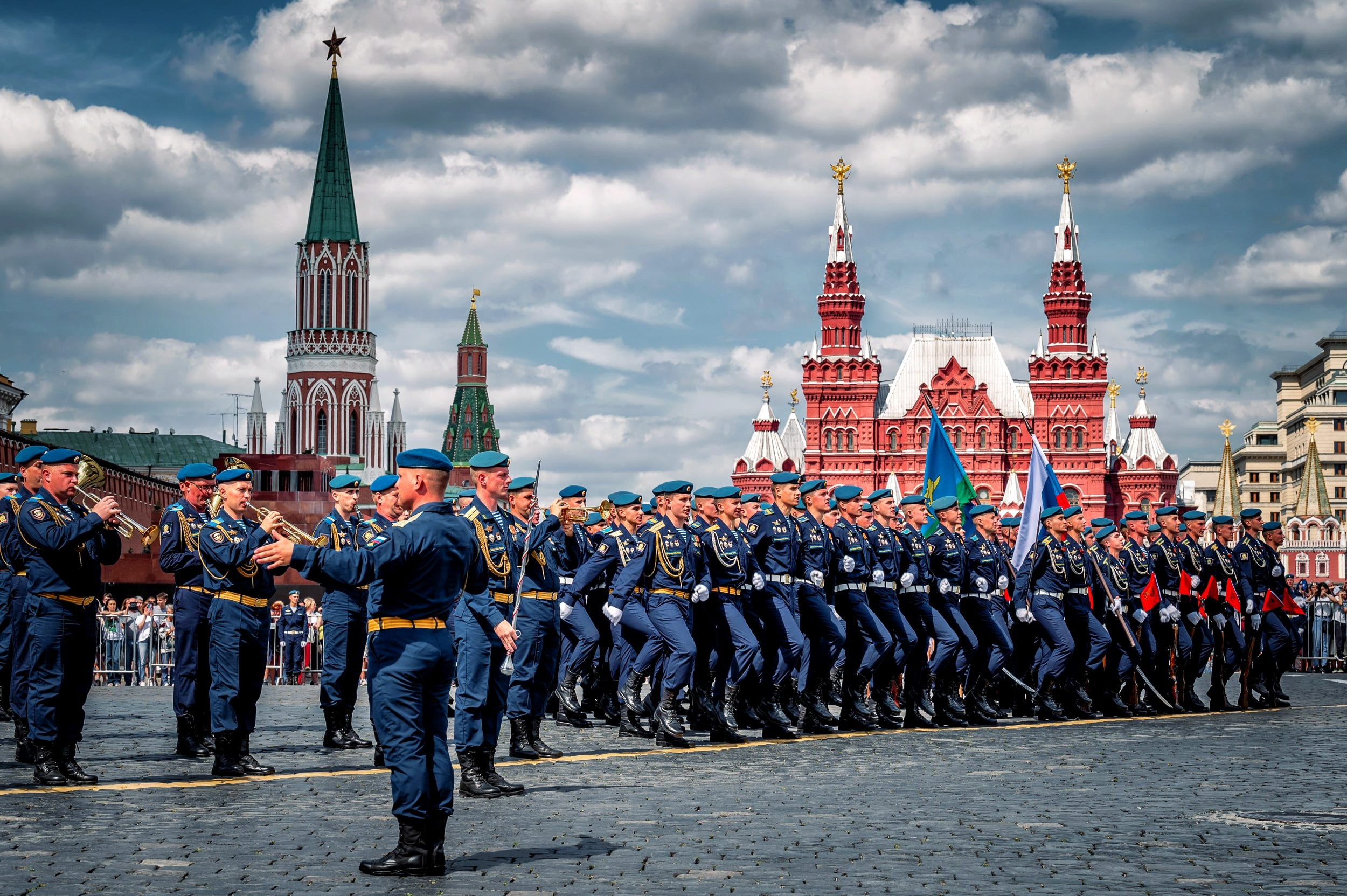 День ВДВ в Москве. Бизнес фотограф в Москве Алексей Кознев