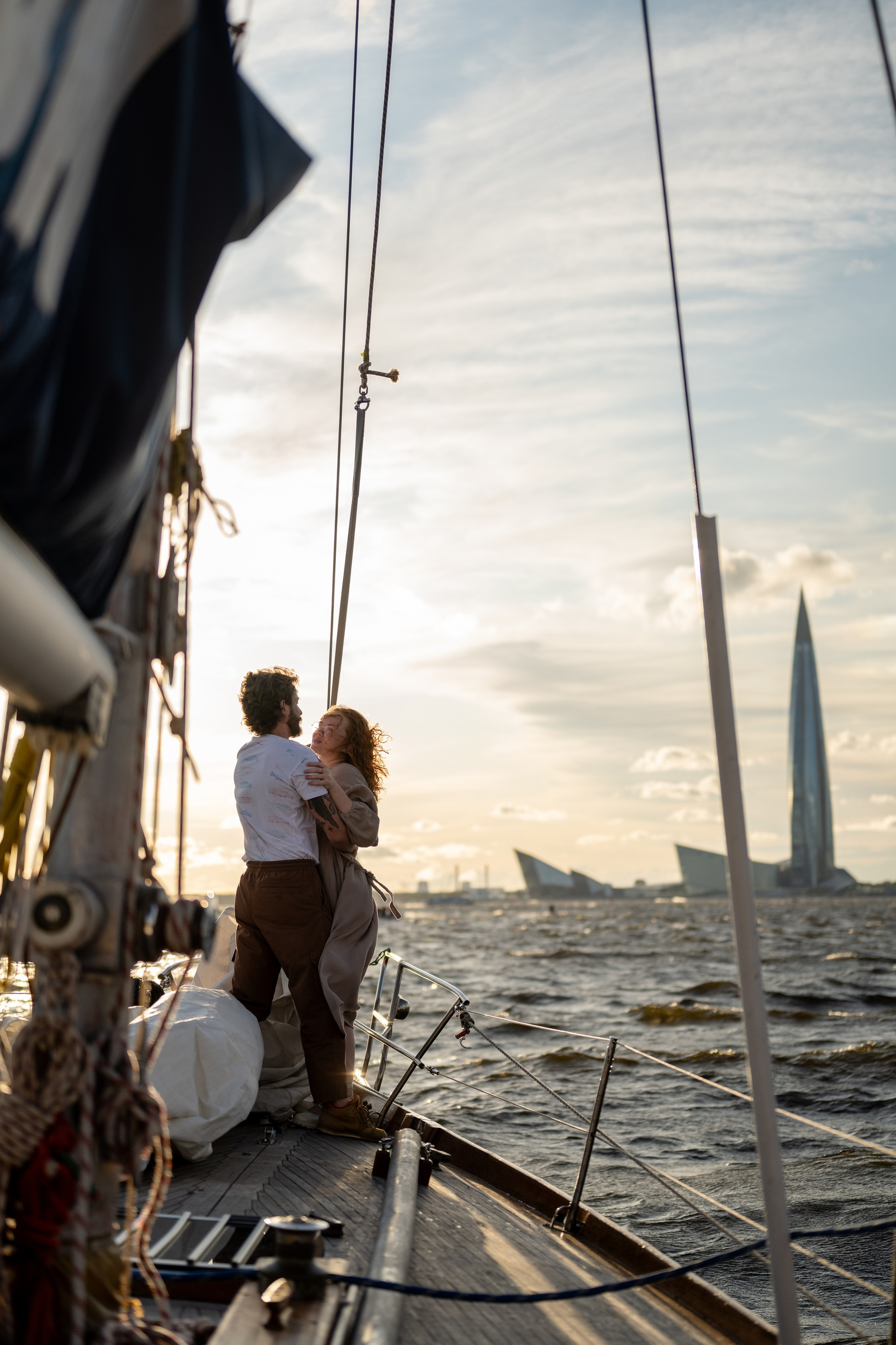 Даниил и Виктория. Яхта. Свадебный и семейный фотограф в СПб Валерия Фомичева