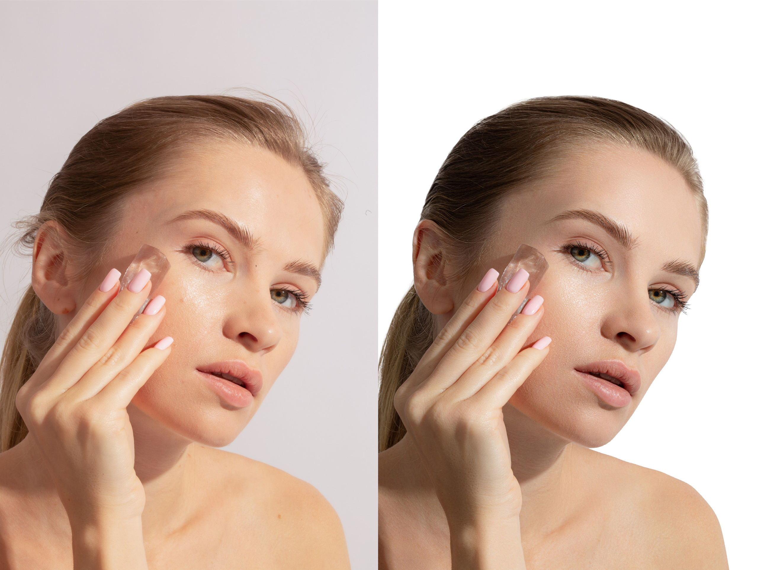 Профессиональная обработка портретов для рекламы косметики | Студия SVITHART